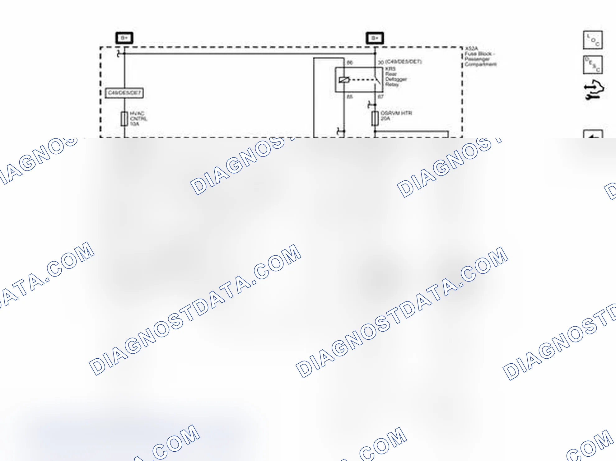 Scheme 2: Heated Mirrors Wiring Schematics