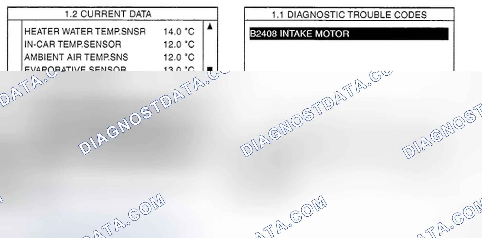Scheme 17: MONITOR SCAN TOOL DATA