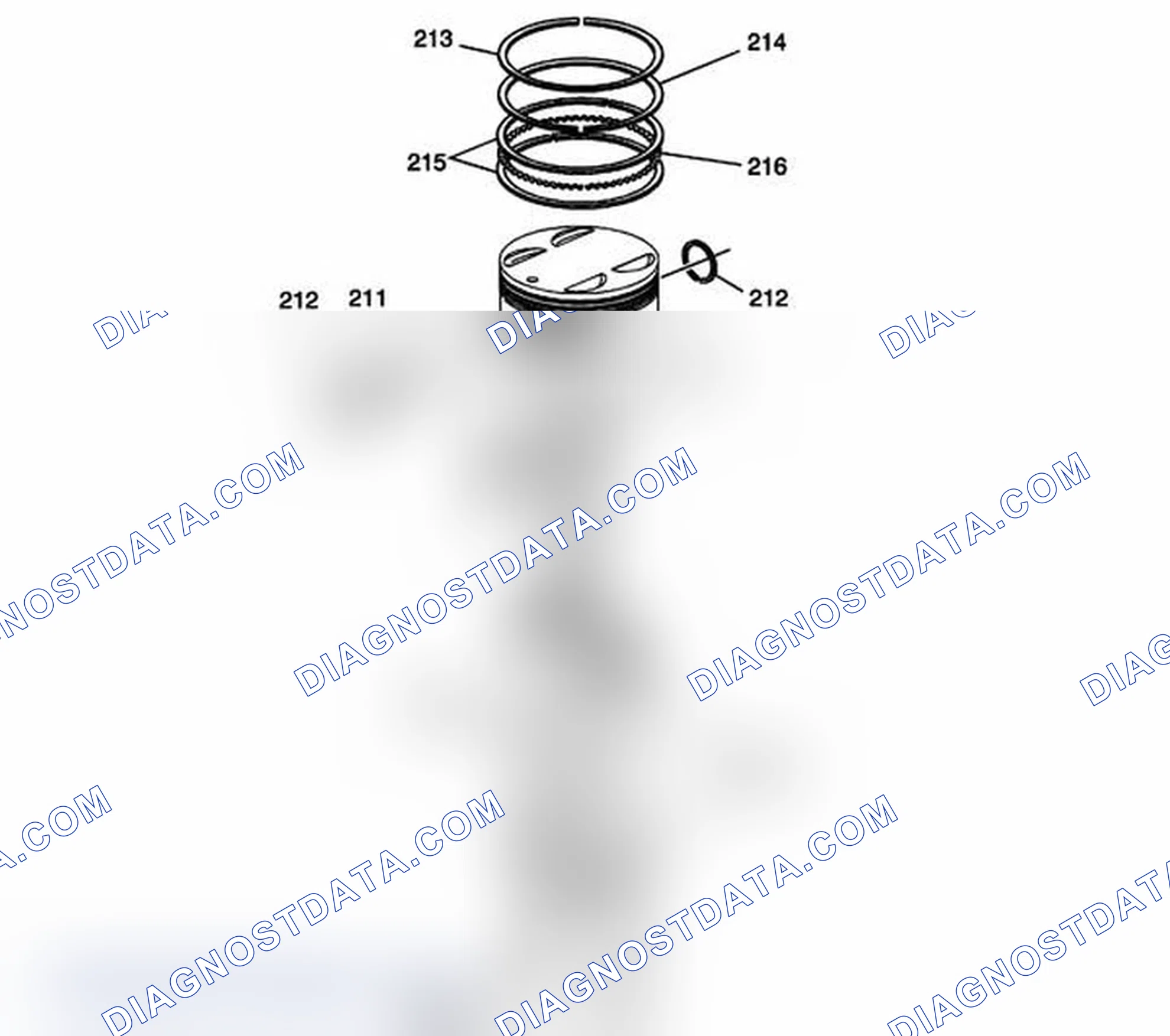 Scheme 11: Piston, Rings, Bearing and Connecting Rod