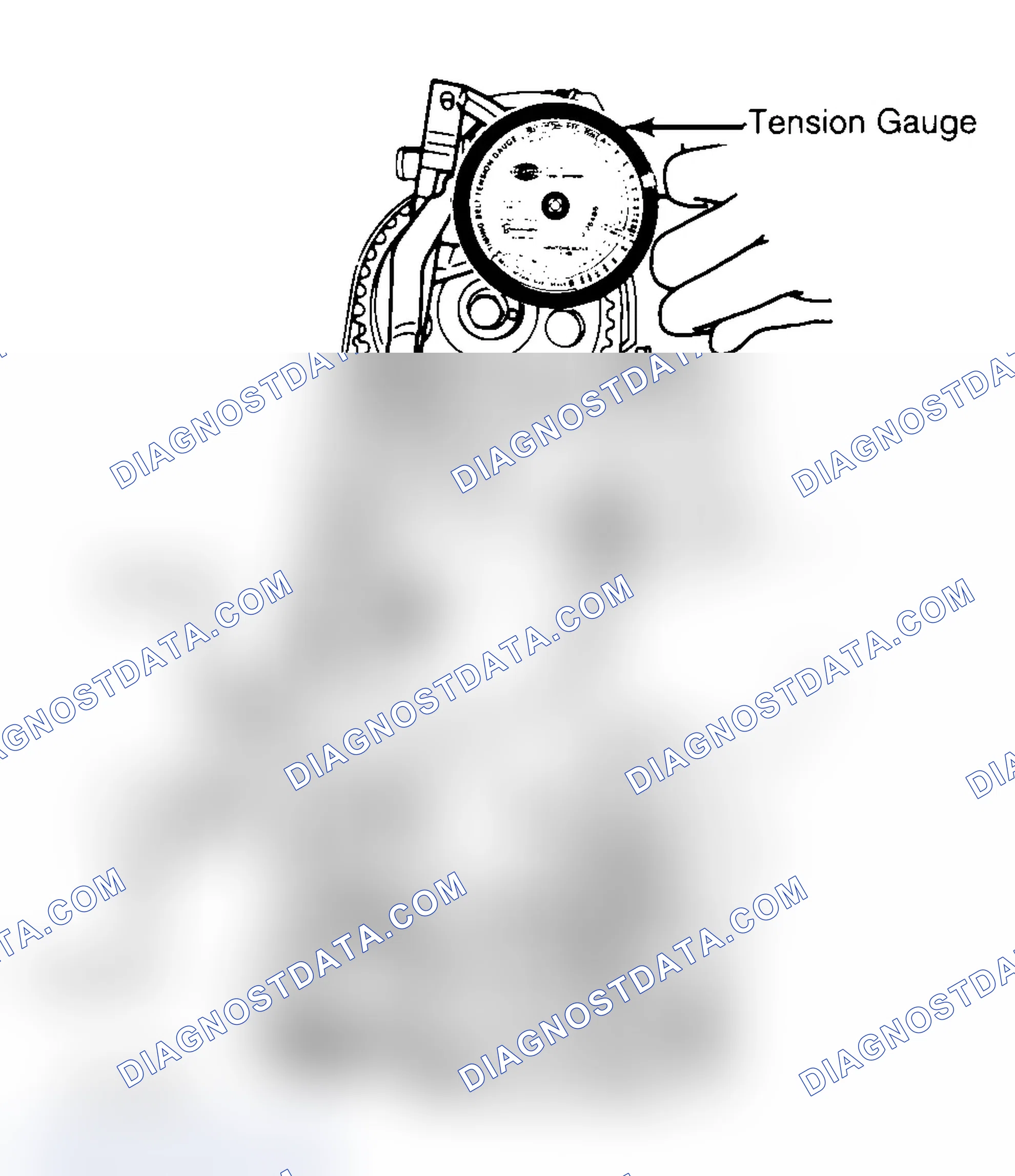 Scheme 28: Adjusting Typical Timing Belt Tension