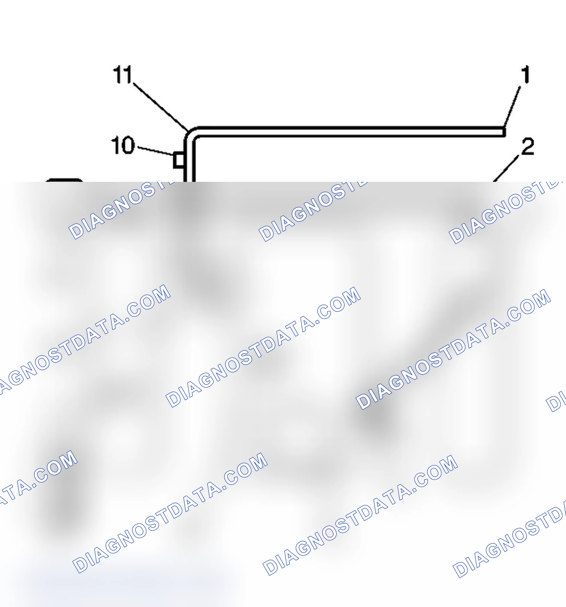 Scheme 89: Emission Hose Routing Diagram