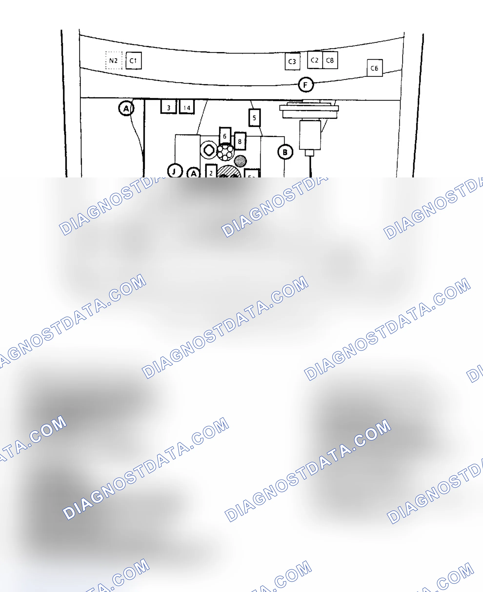 Scheme 149: Component Locations for "C/K" Series 5.0L & 5.7L