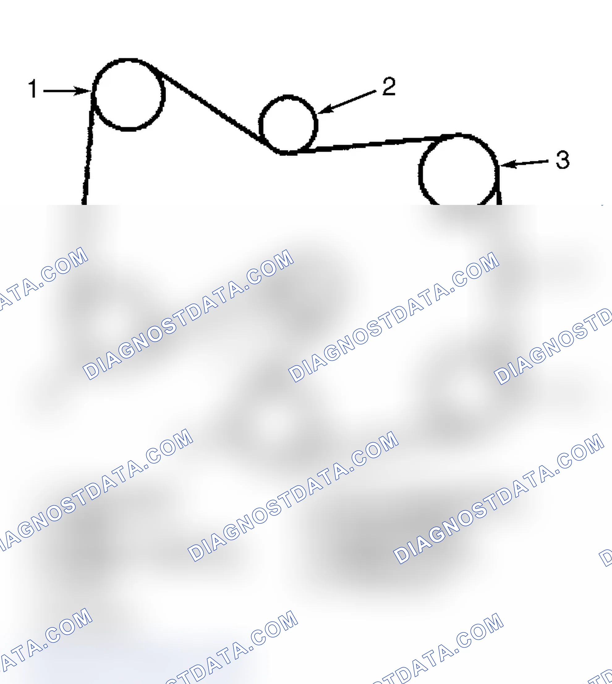 Scheme 11: DRIVE BELT ROUTING (ESCAPE - 2.0L)
