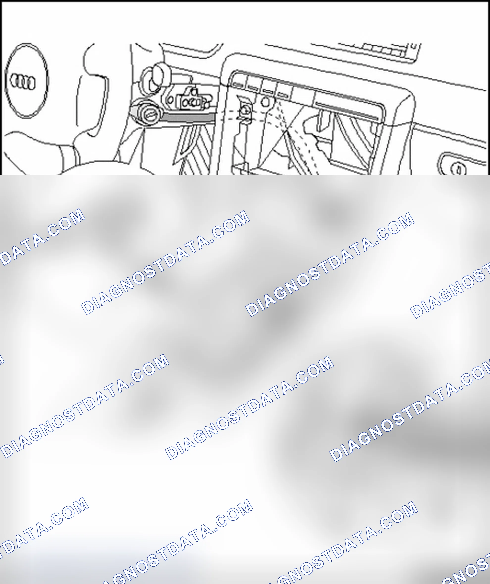 Scheme 1302: Locking lever (from VIN 8E_6A156500), removing and installing