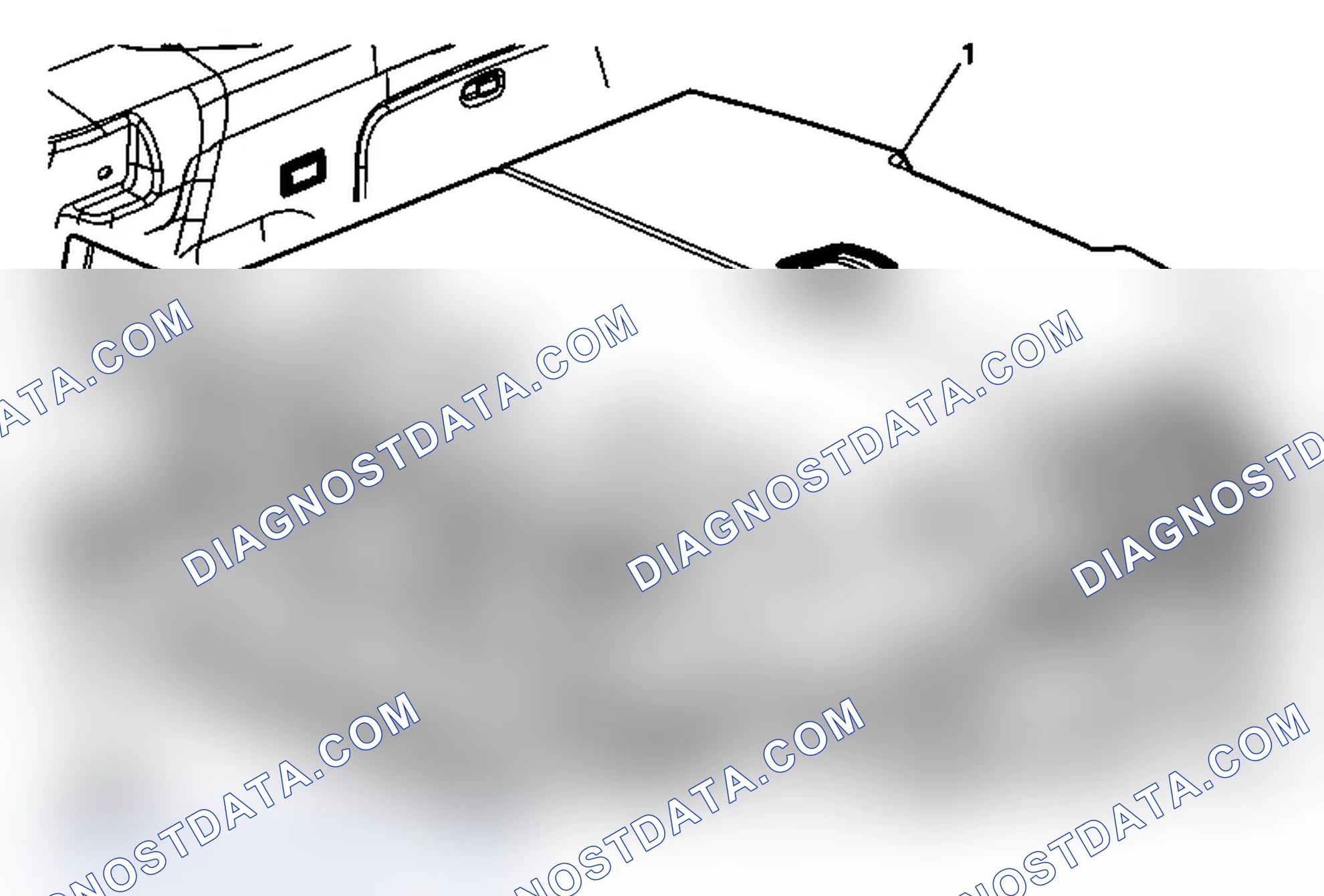 Scheme 52: Rear Compartment Floor Stowage Compartment Cover Replacement (Wagon)