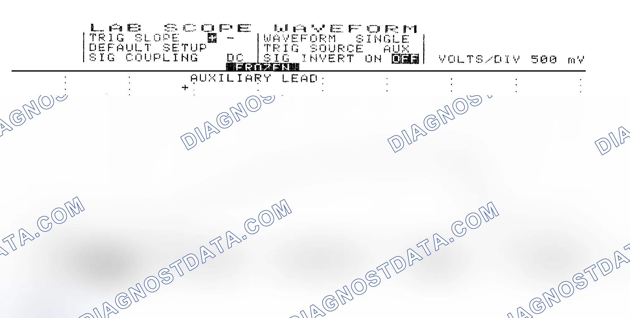 Scheme 14: Single Injector w/Excessive Current Flow - Current Pattern