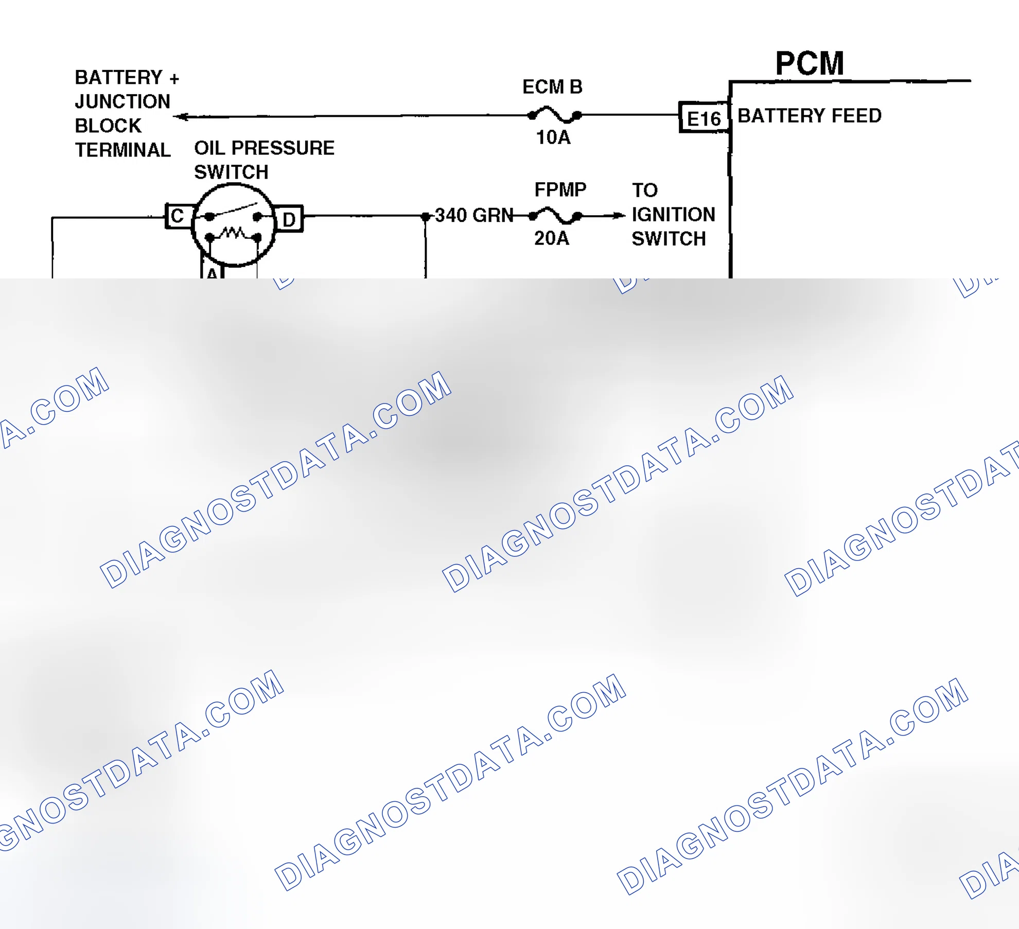 Scheme 139: Code 54 Schematic ("G" Series) Fuel Pump Circuit