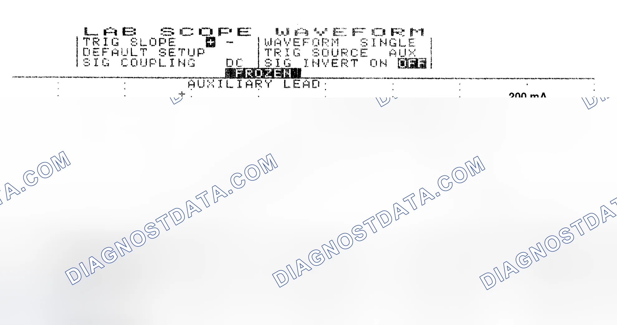 Scheme 13: Single Injector w/Normal Current Flow - Current Pattern