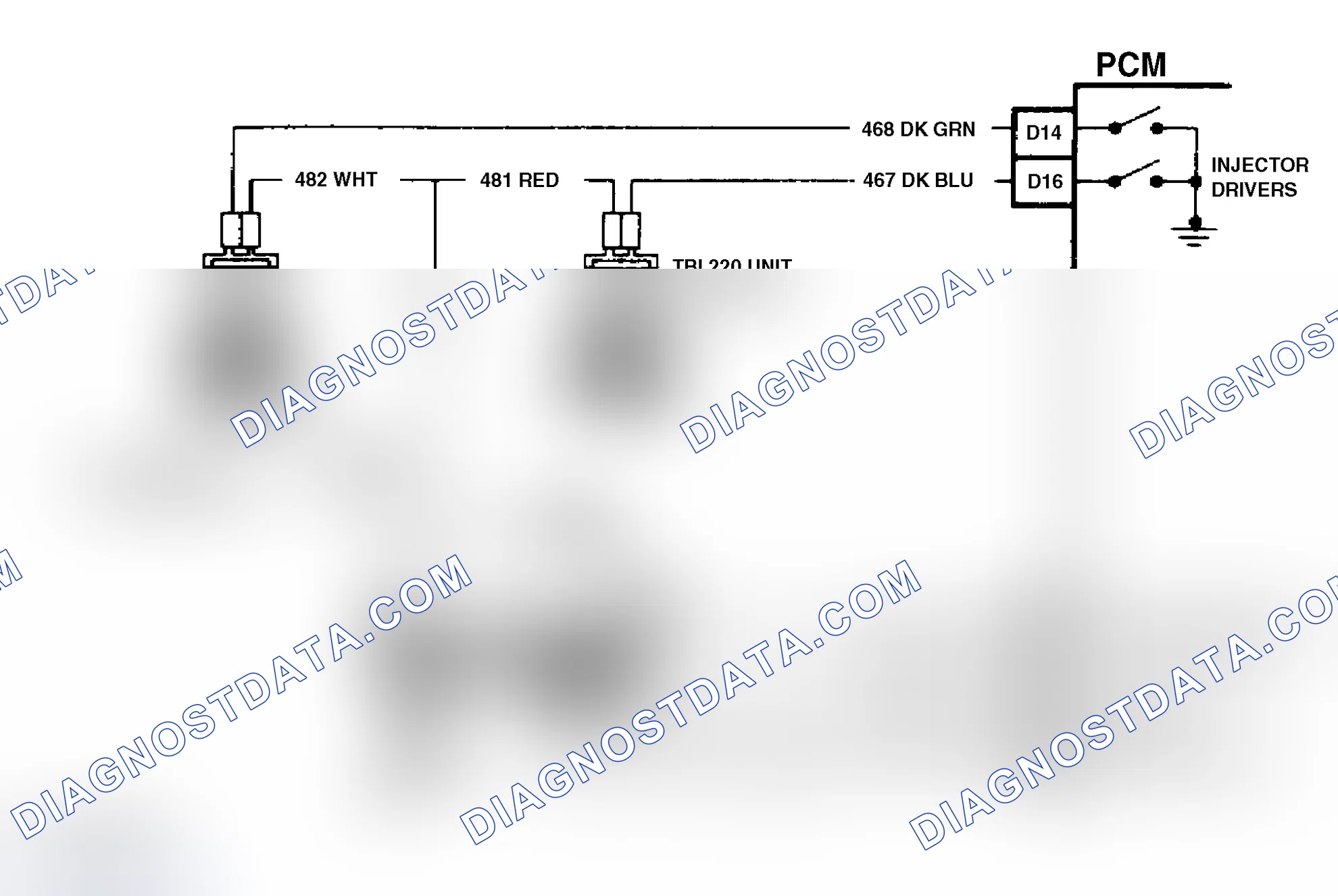Scheme 72: Code 42 Schematic ("C" & "K" Series 5.7L M/T) Ignition Control