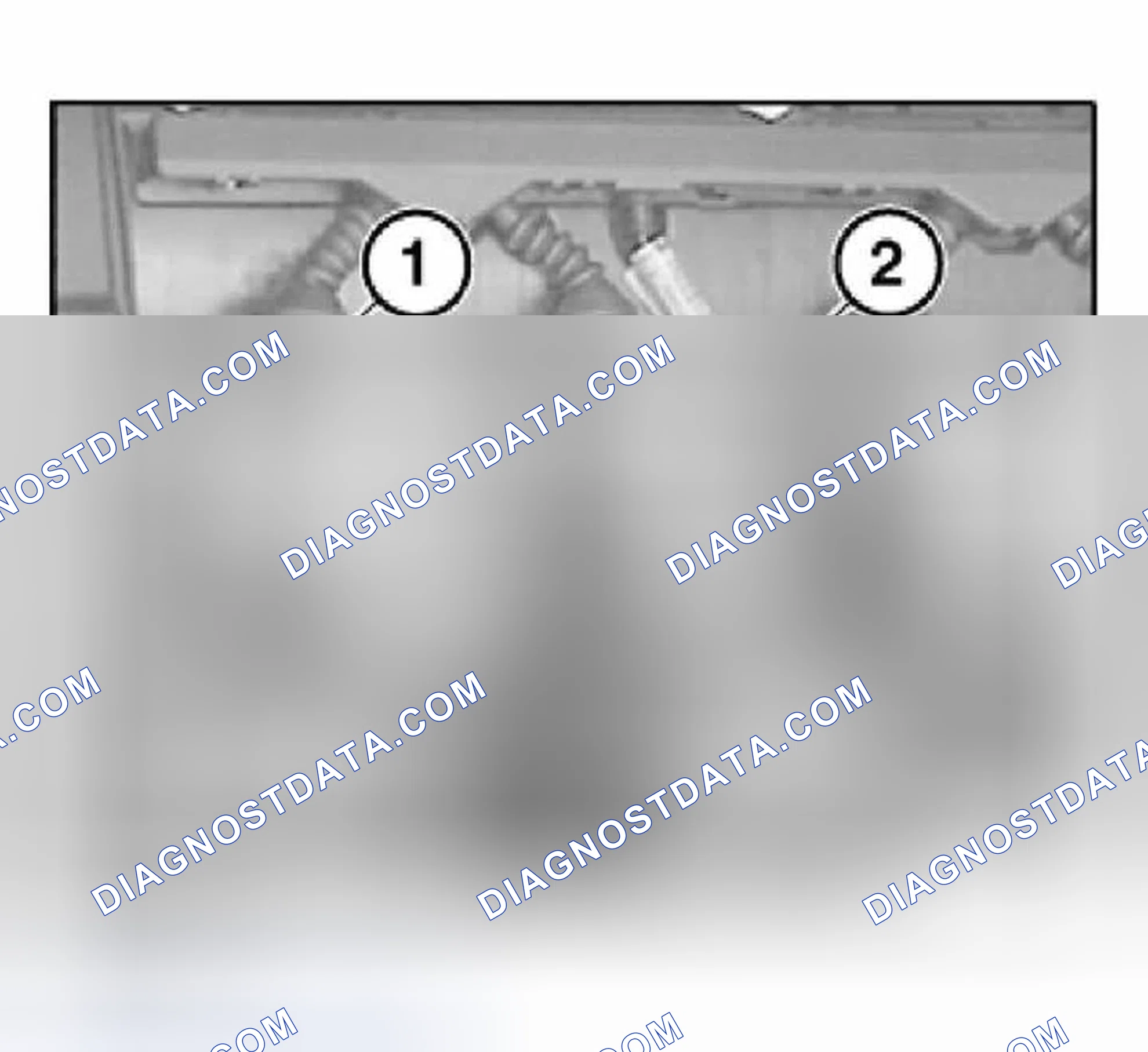 Scheme 6: 12 51 100 Replacing wiring harness section for ignition coils (M54)