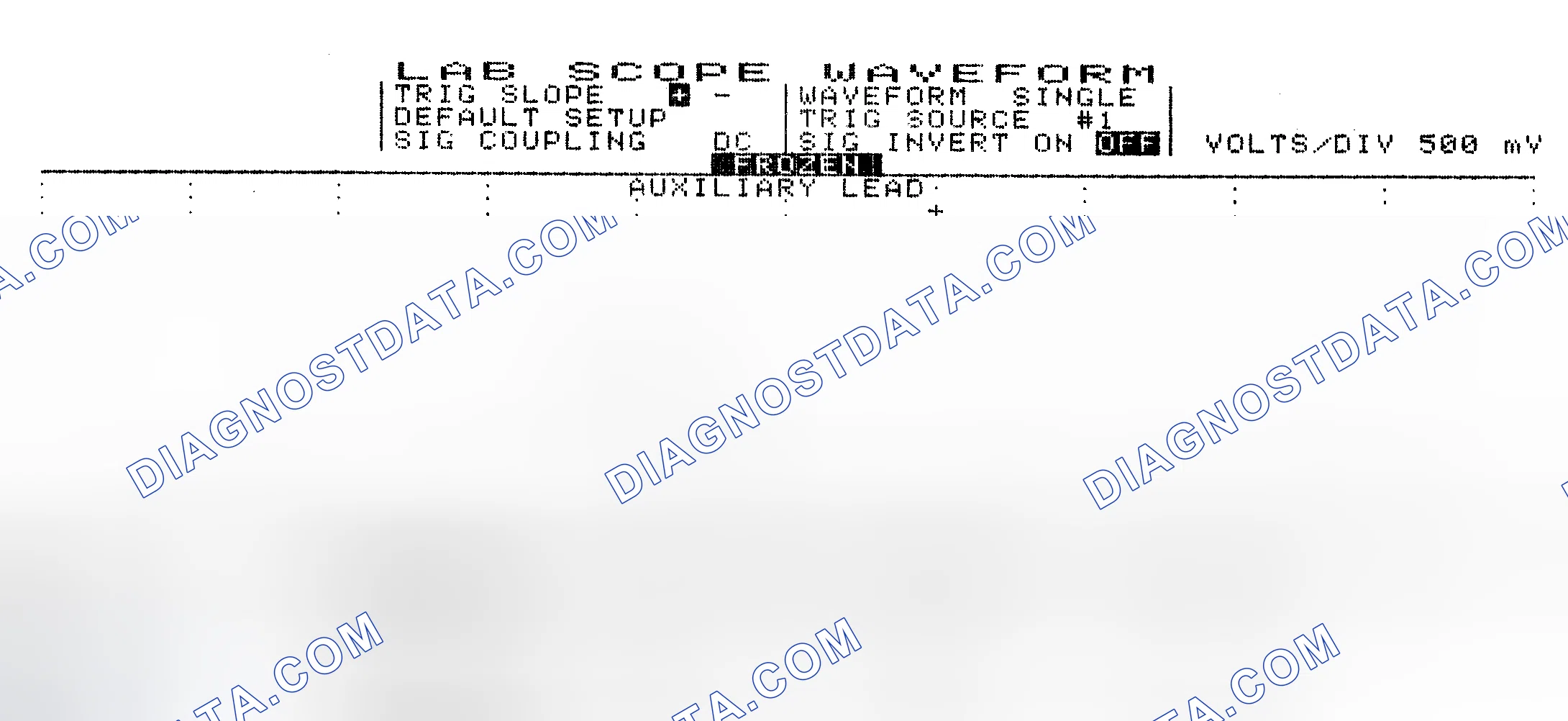 Scheme 10: Single Injector w/Excessive Current Flow - Current Pattern