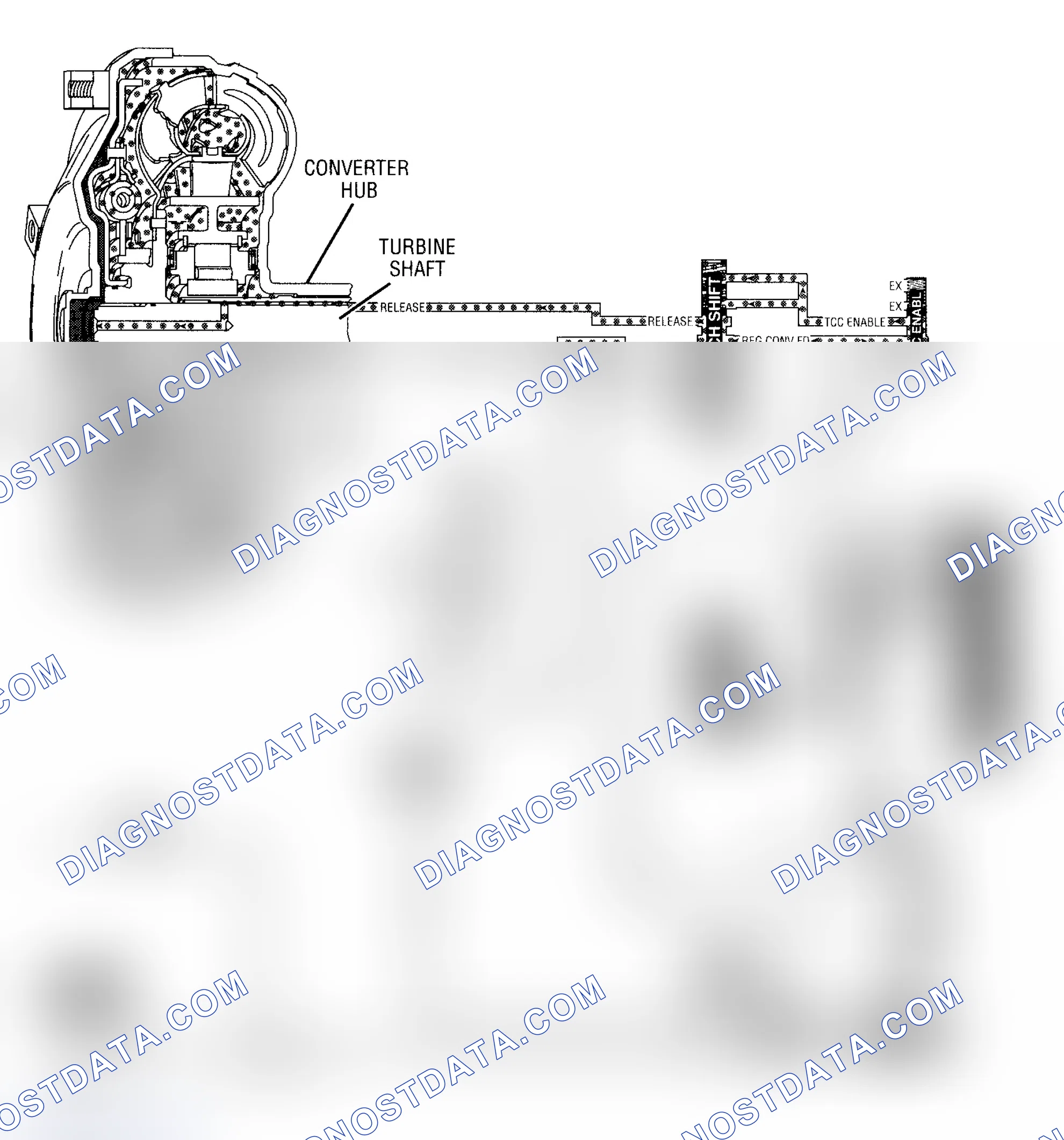 Scheme 90: Code 39 Schematic ("C", "G", "K" & "P" Series W/ 4L80-E Trans.) TCC Stuck Off