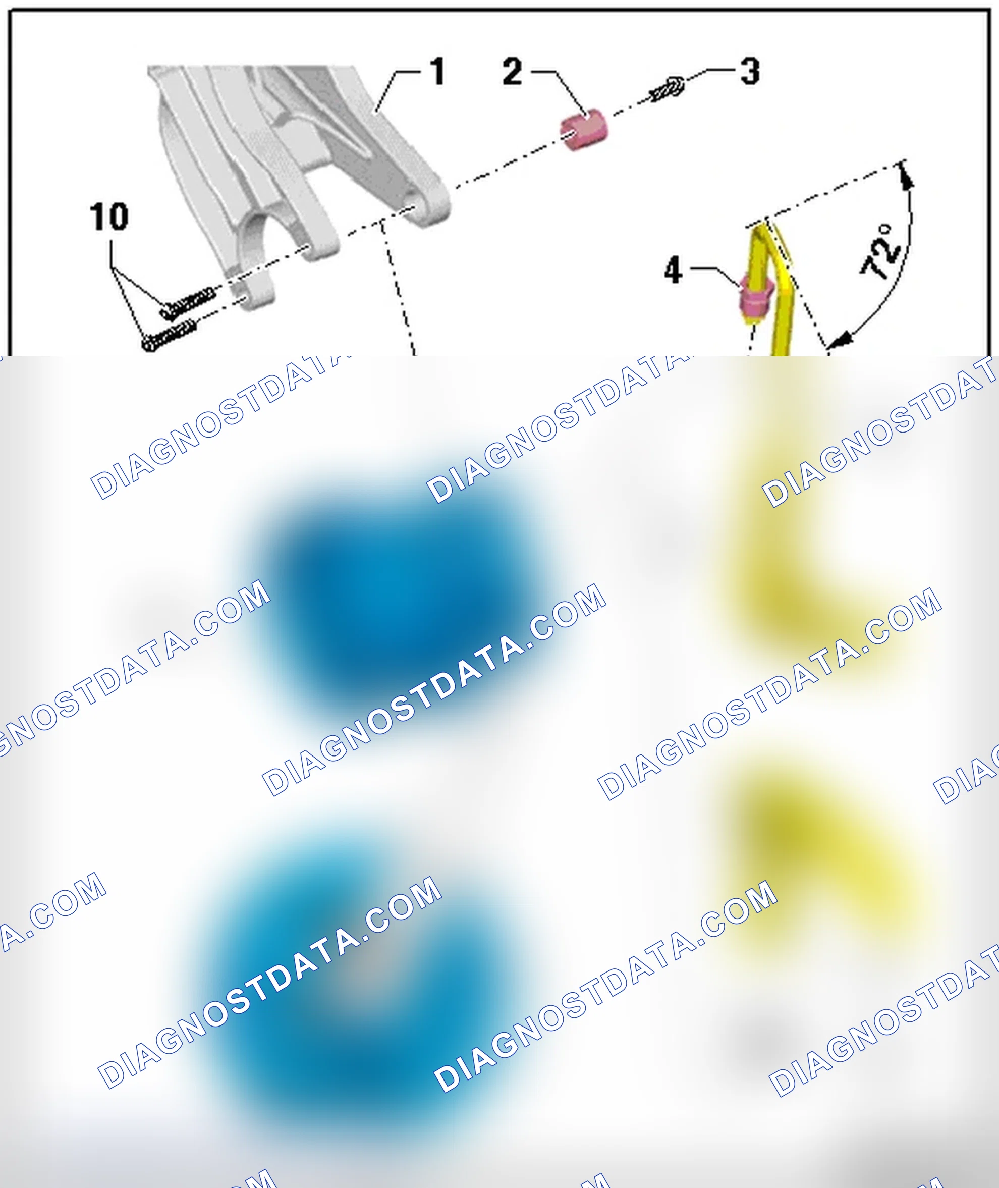 Scheme 88: POWER STEERING PUMP, VEHICLES WITH DYNAMIC STEERING - ENGINE CODE(S): CAEB