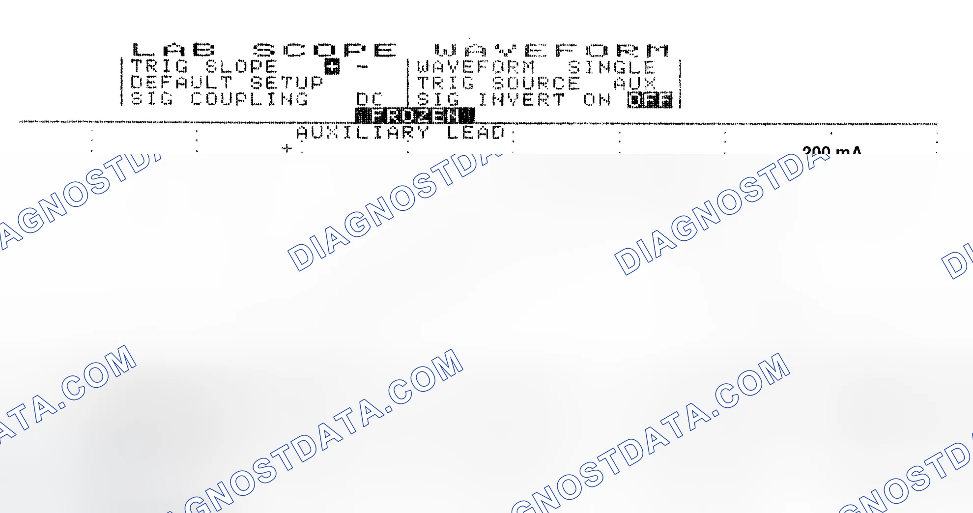 Scheme 13: Single Injector w/Normal Current Flow - Current Pattern