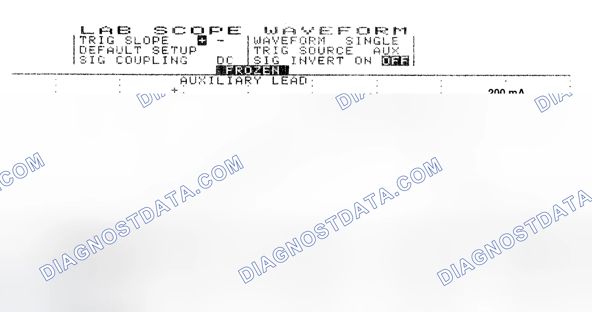 Scheme 13: Single Injector w/Normal Current Flow - Current Pattern