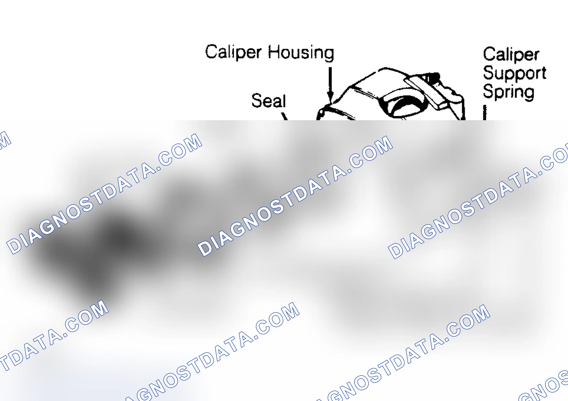 Scheme 29: Exploded View of Bendix Sliding Caliper Assembly