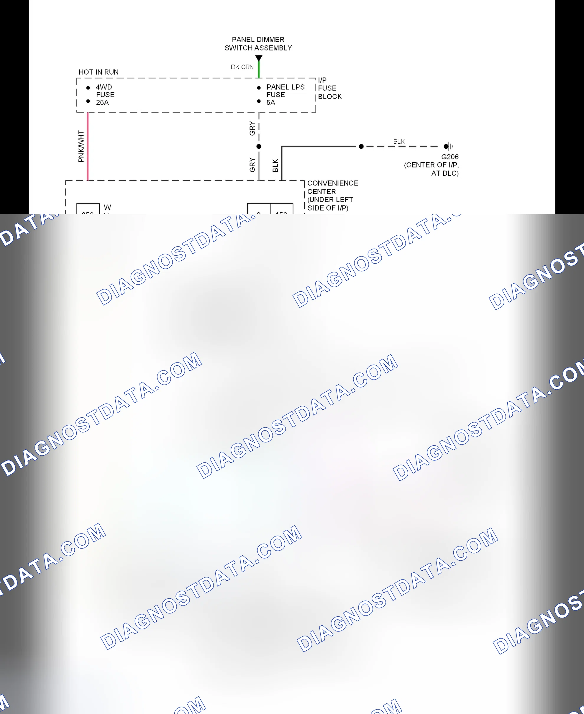 Scheme 8: Transfer Case Circuit (1993 H/D 4-Speed A/T)