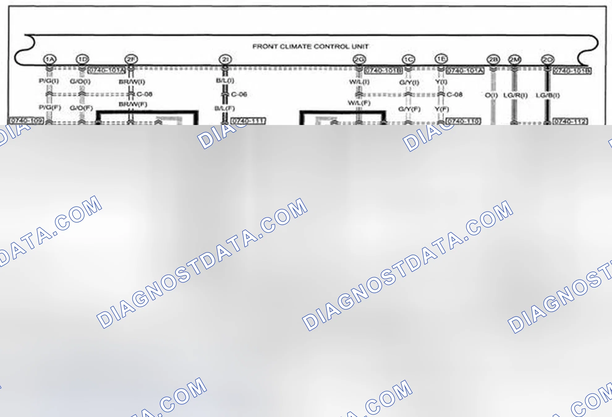 Scheme 138: Heater And Air Conditioner System Wiring Diagram - 0740-1c (1 Of 2)