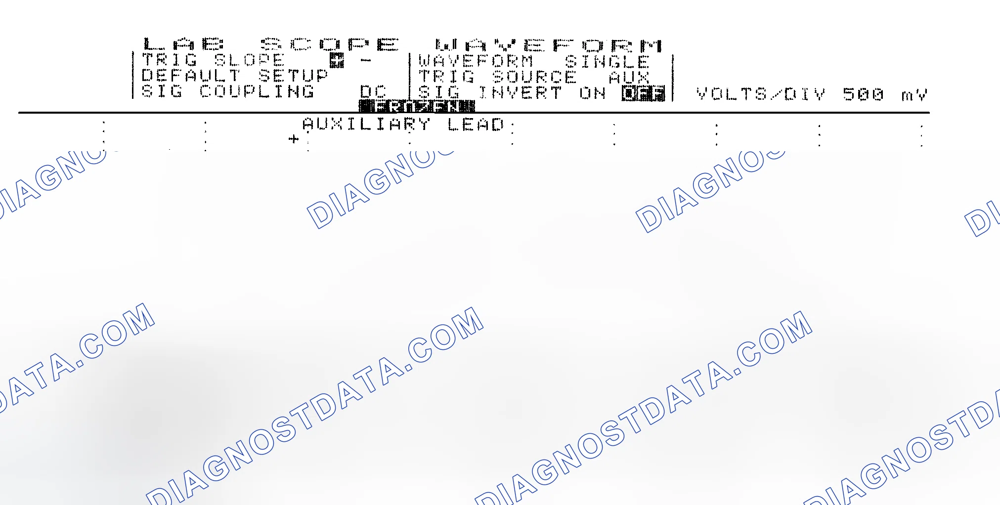 Scheme 14: Single Injector w/Excessive Current Flow - Current Pattern