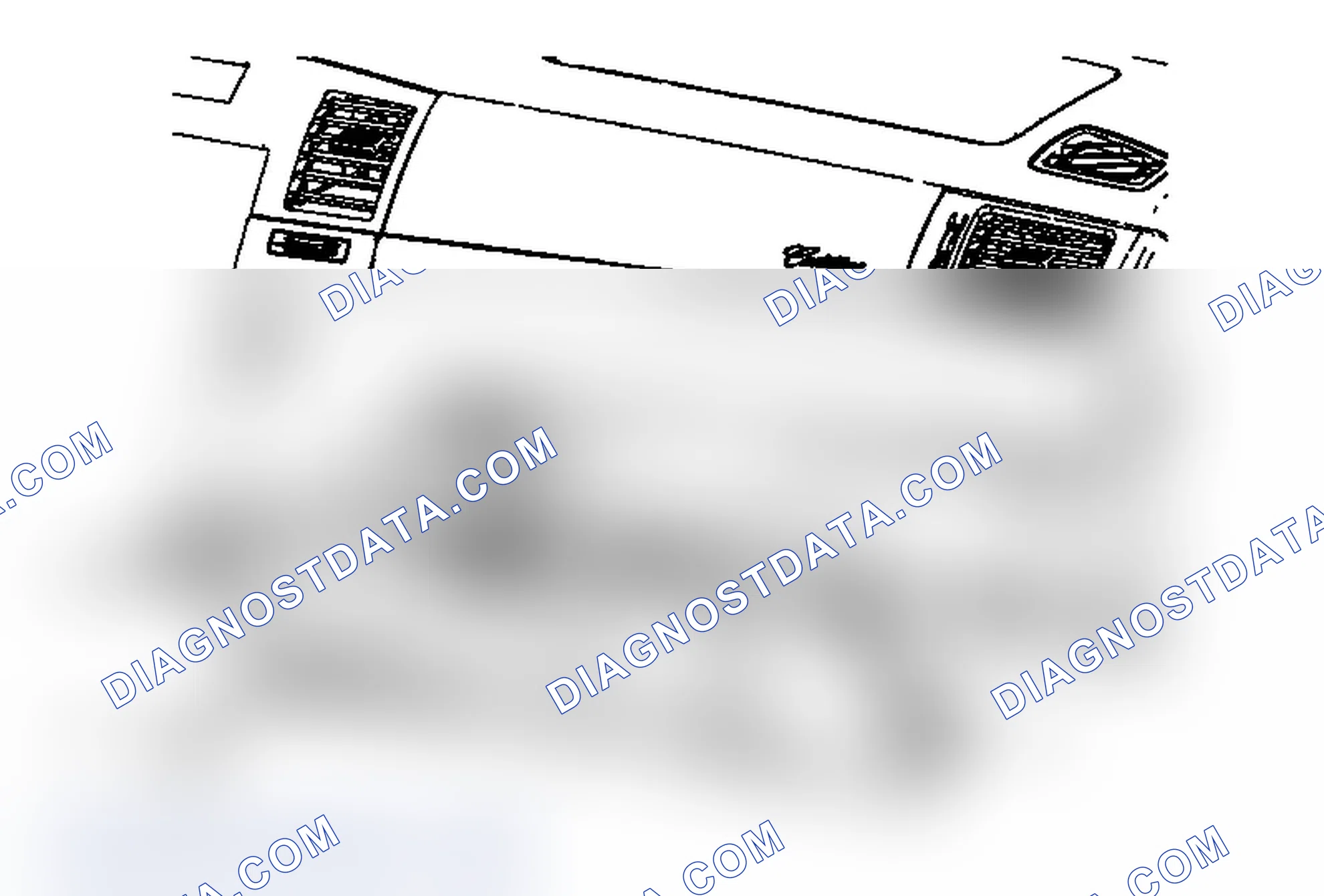Scheme 158: Instrument Panel Compartment Door Opening Frame Replacement (Cadillac)