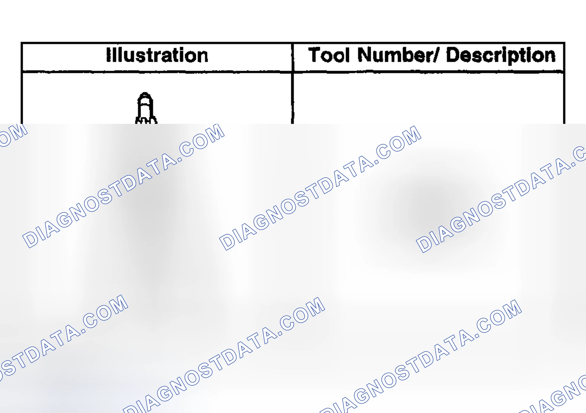 Scheme 1: SPECIAL TOOLS & EQUIPMENT