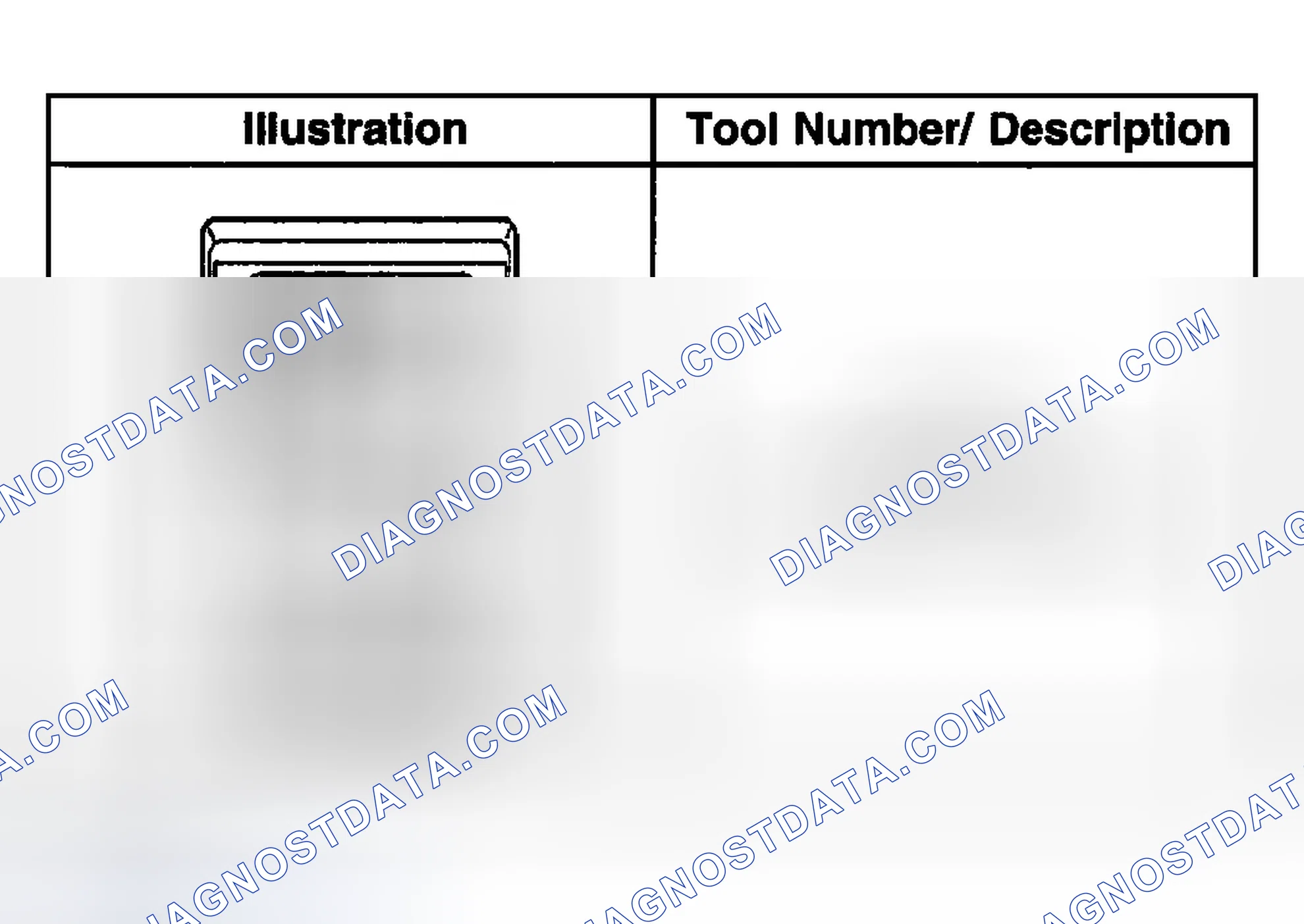 Scheme 14: SPECIAL TOOLS & EQUIPMENT