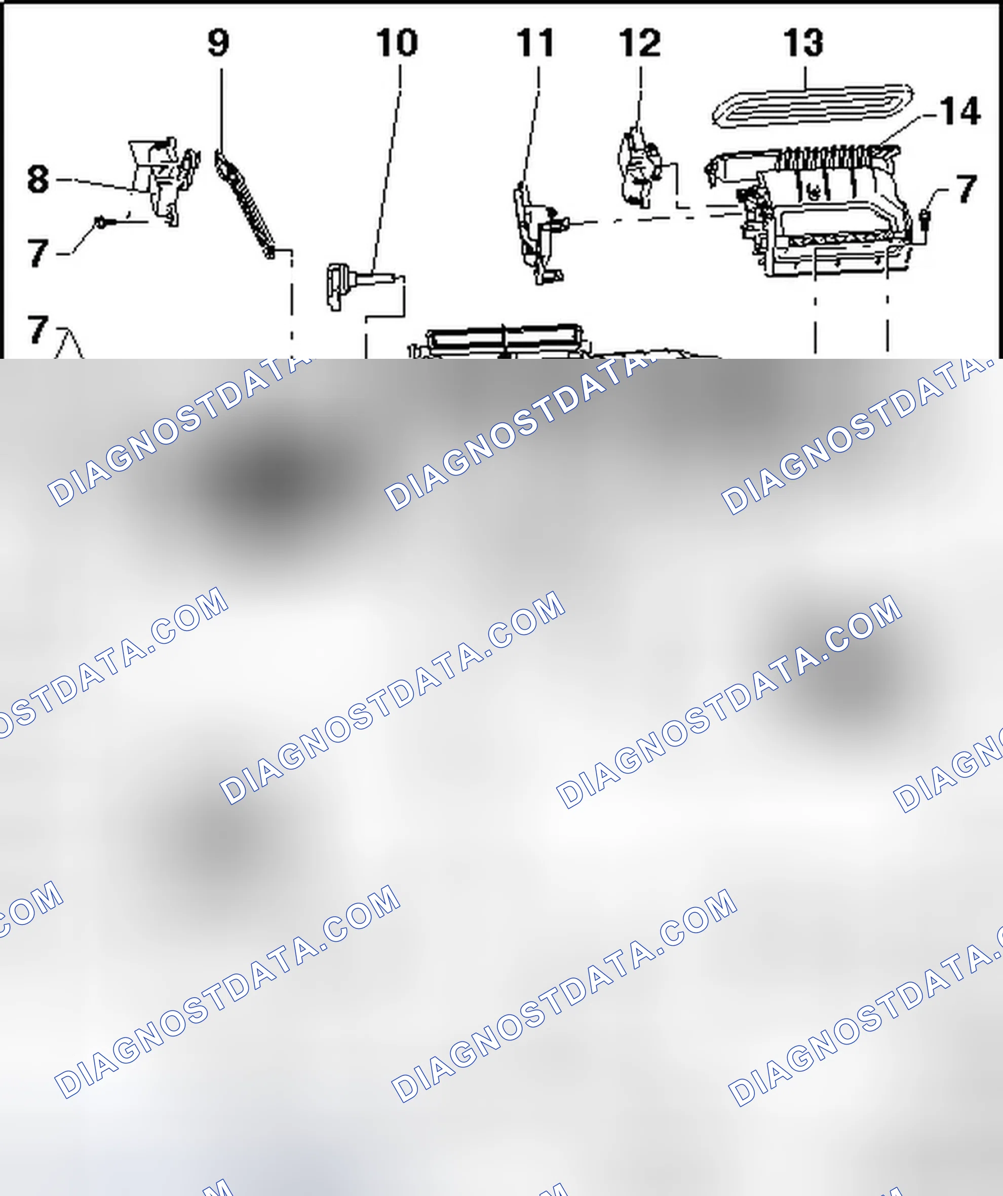 Scheme 125: ATTACHMENTS - MANUALLY REGULATED A/C SYSTEM