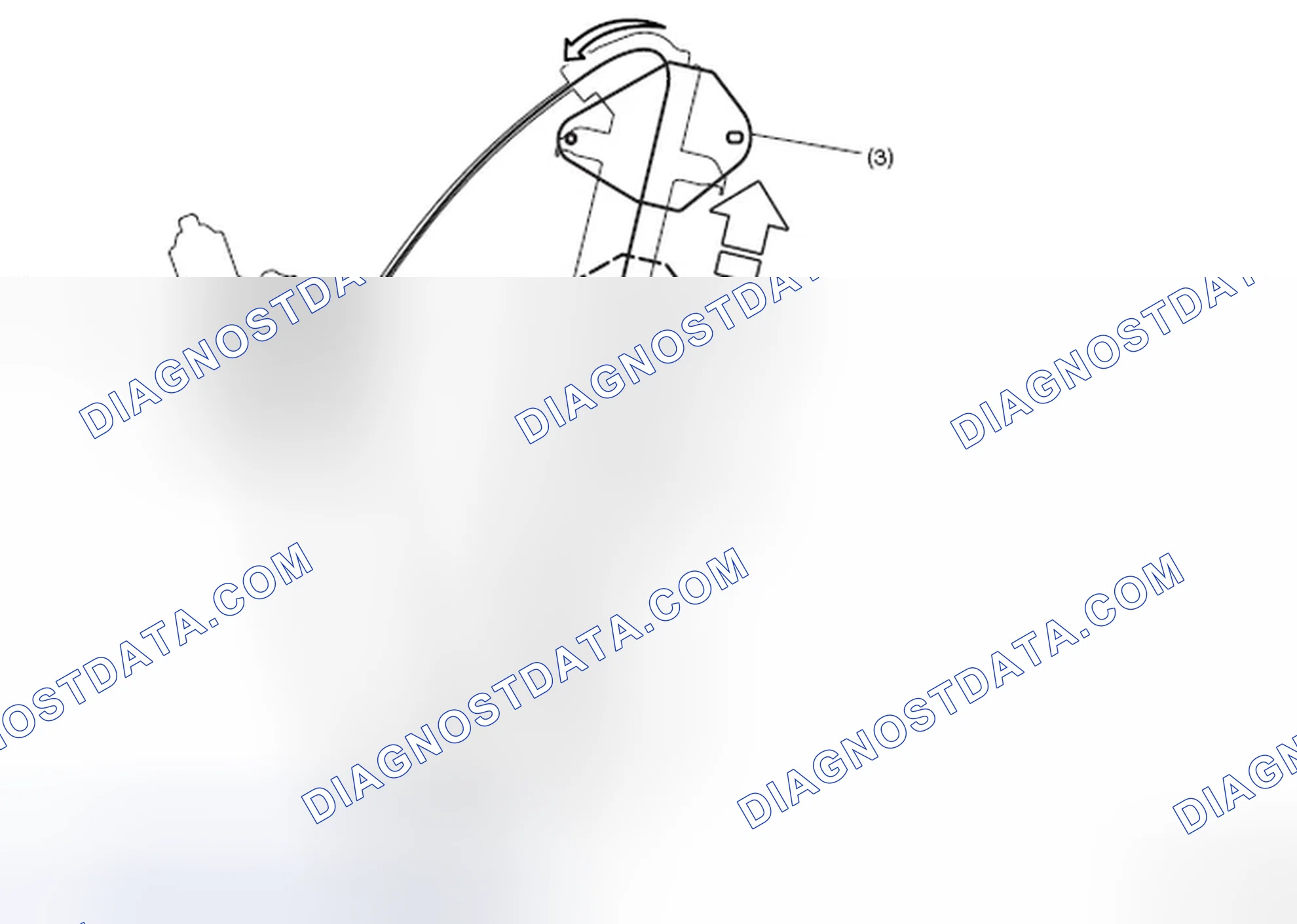 Scheme 2: Power Window Operation Diagram (Glass Moving Up)