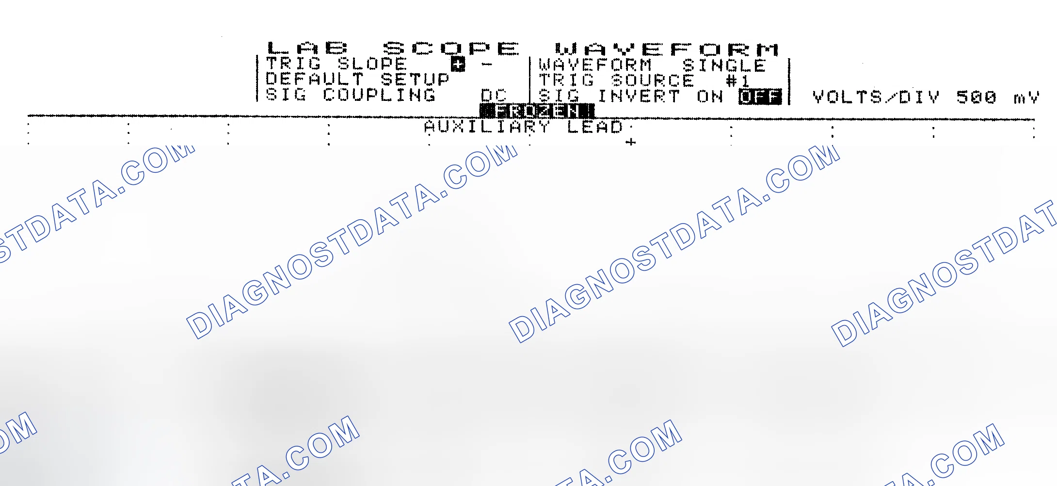 Scheme 10: Single Injector w/Excessive Current Flow - Current Pattern
