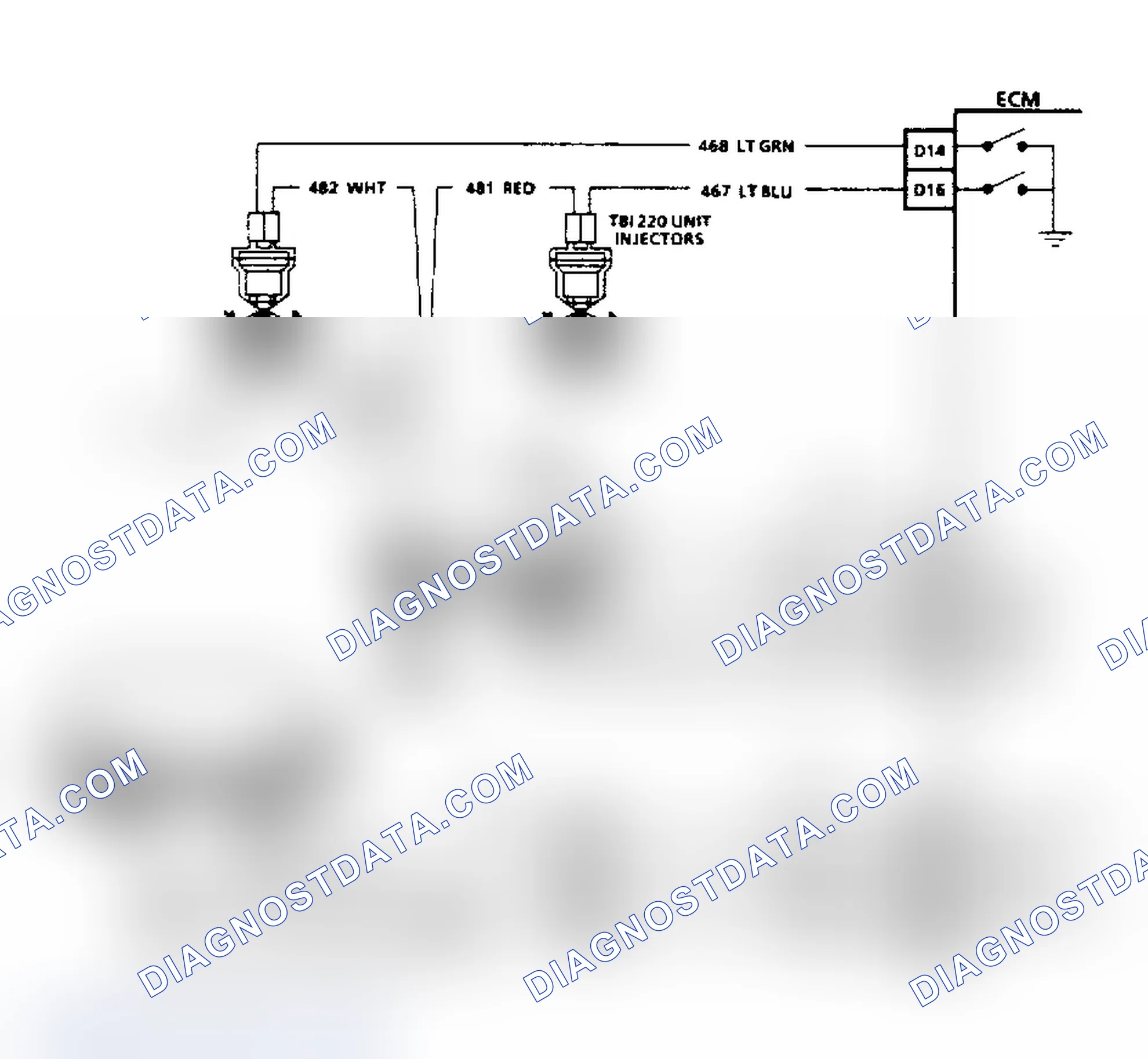 Scheme 50: Code 42 Schematic (4.3L Turbo) Electronic Spark Timing