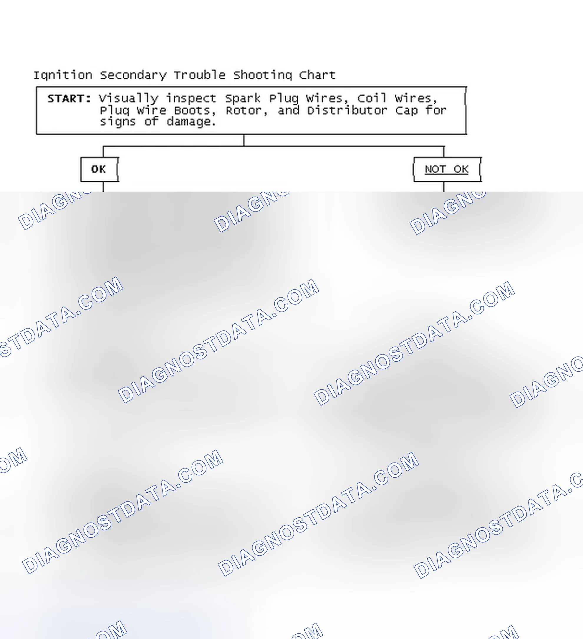 Scheme 1: Ignition Secondary Trouble Shooting Chart