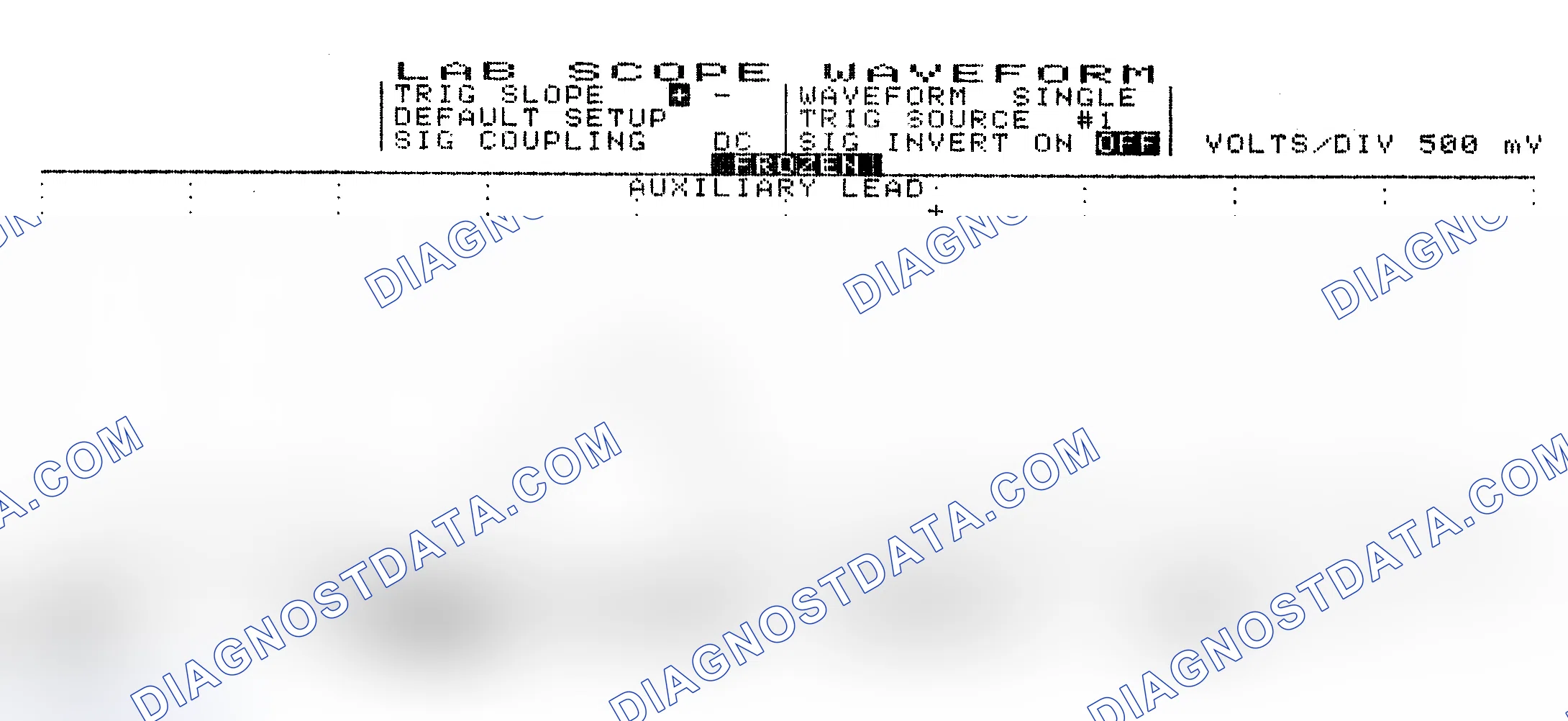 Scheme 10: Single Injector w/Excessive Current Flow - Current Pattern
