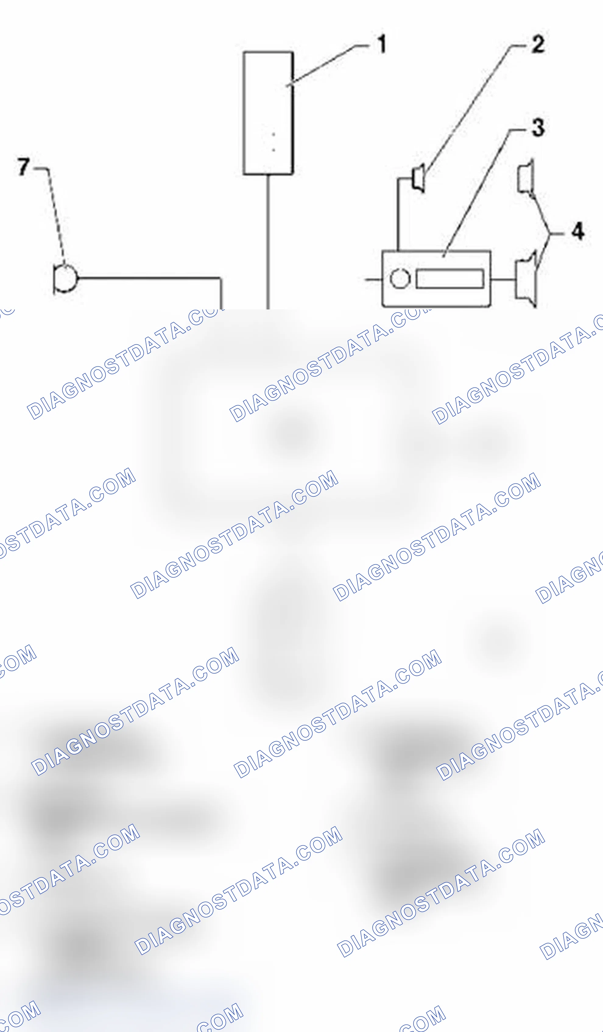 Scheme 450: Hands-free Telephone through m.y. 2001, layout