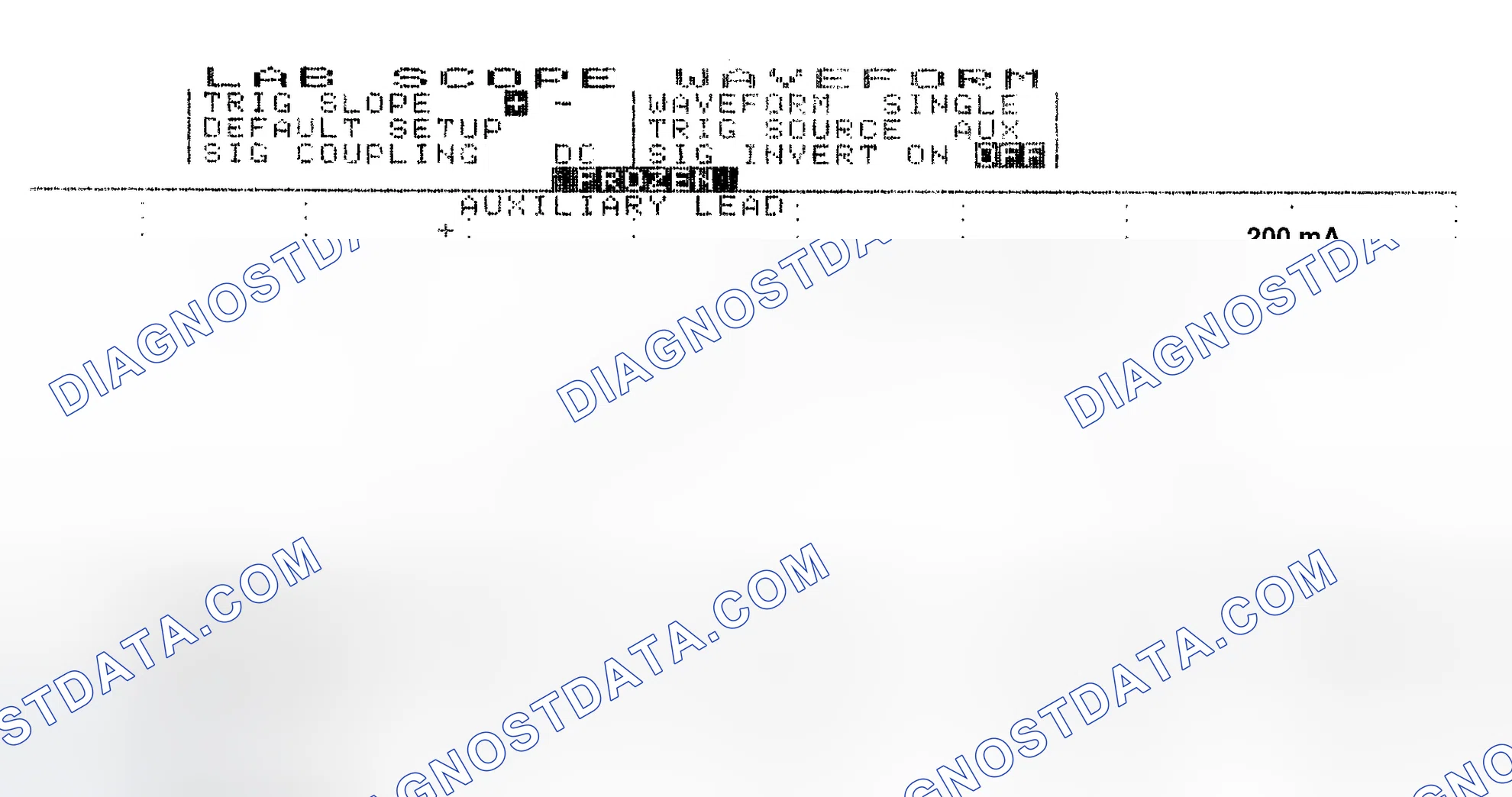 Scheme 13: Single Injector w/Normal Current Flow - Current Pattern