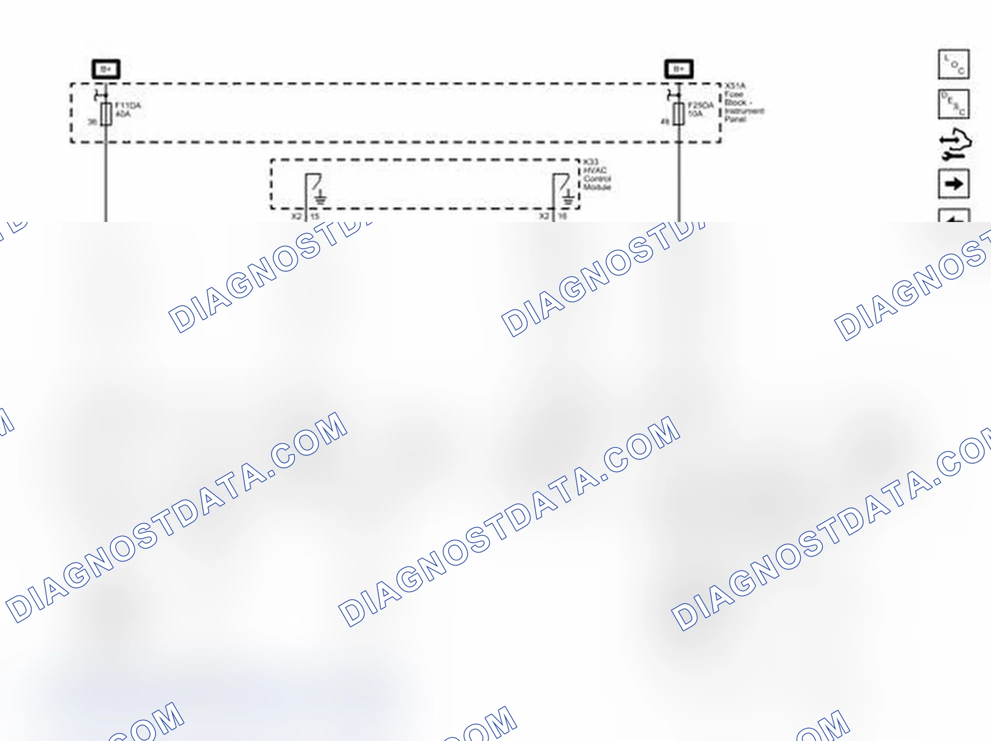 Scheme 56: Blower Motor and Auxiliary Blower Motor Controls (CJ4)