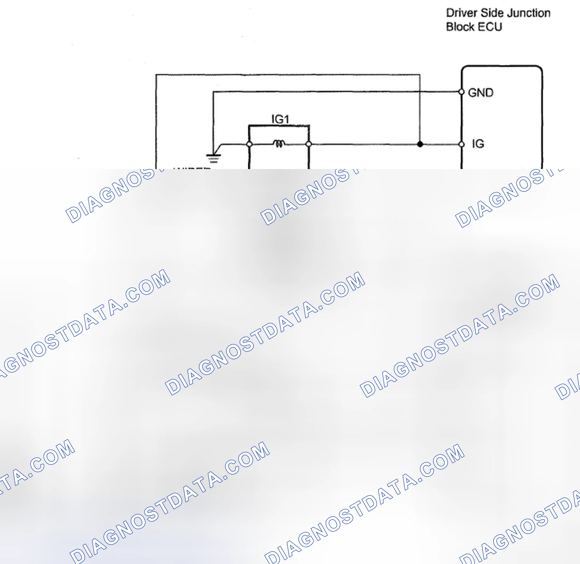 Scheme 1: Front Wiper Motor - Wiring Diagram
