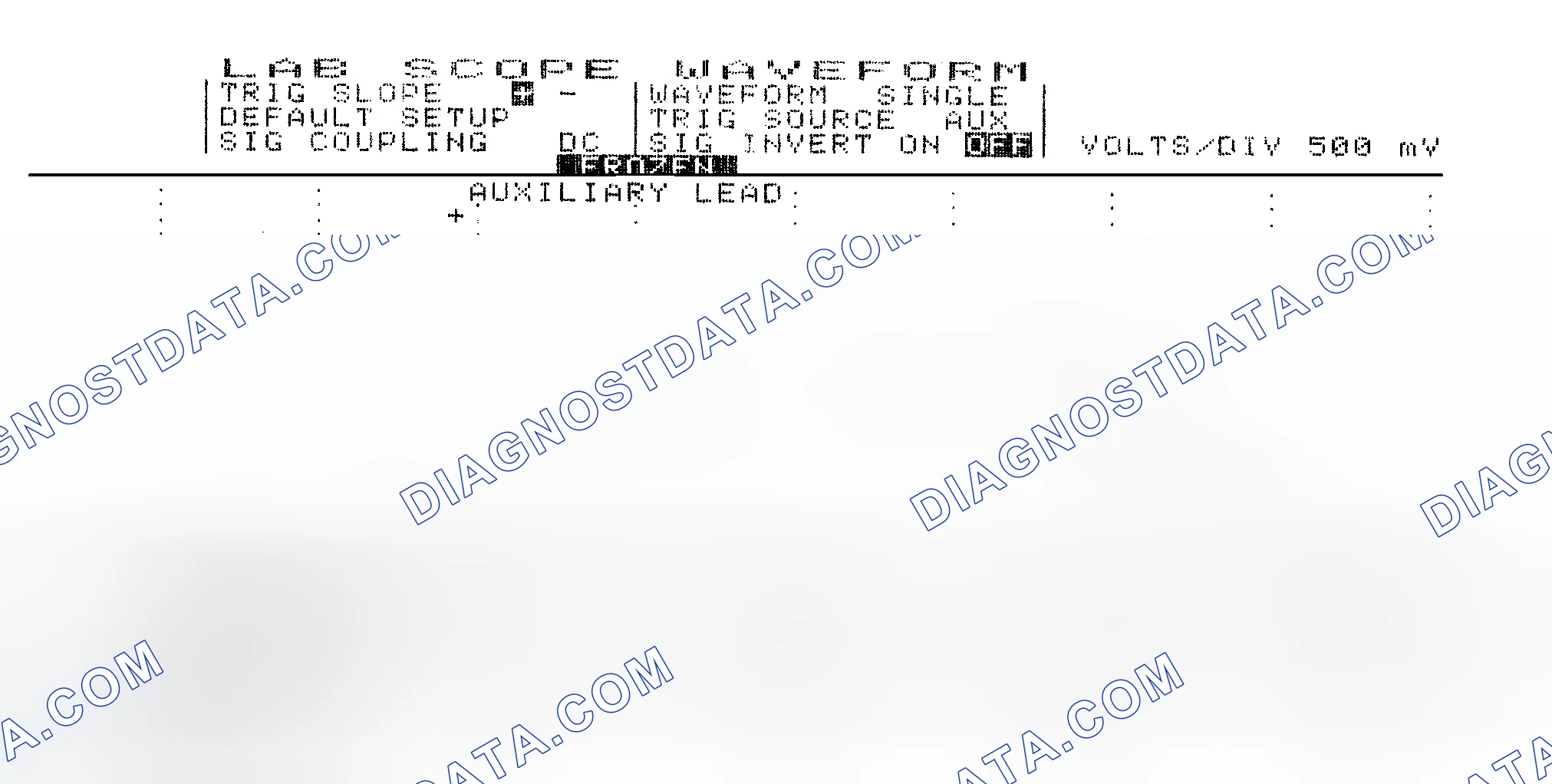Scheme 14: Single Injector w/Excessive Current Flow - Current Pattern
