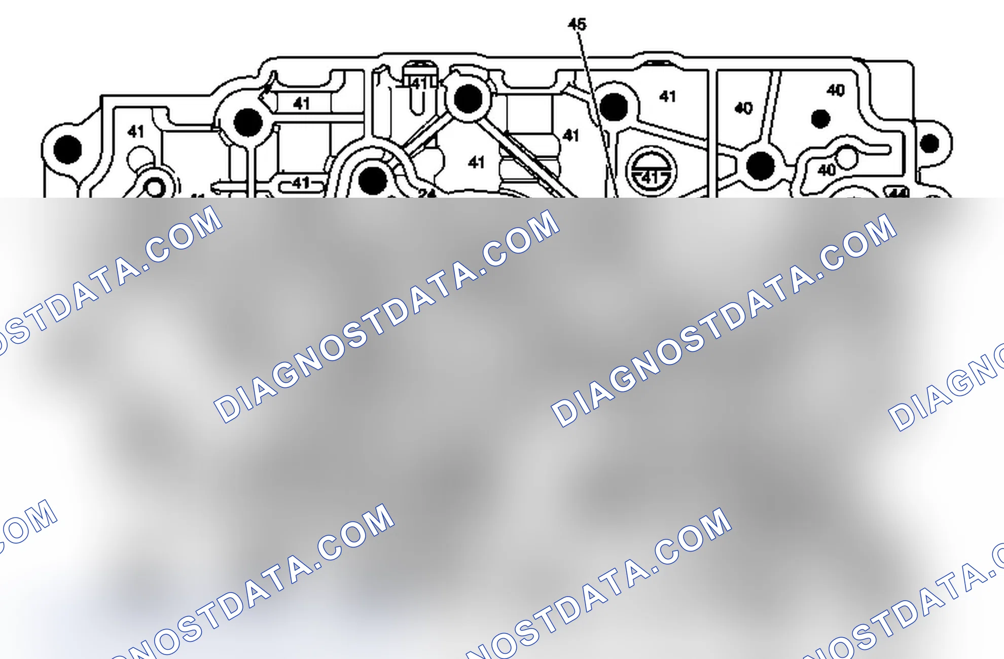 Scheme 35: Control Valve Body- Control Valve Channel Plate Side
