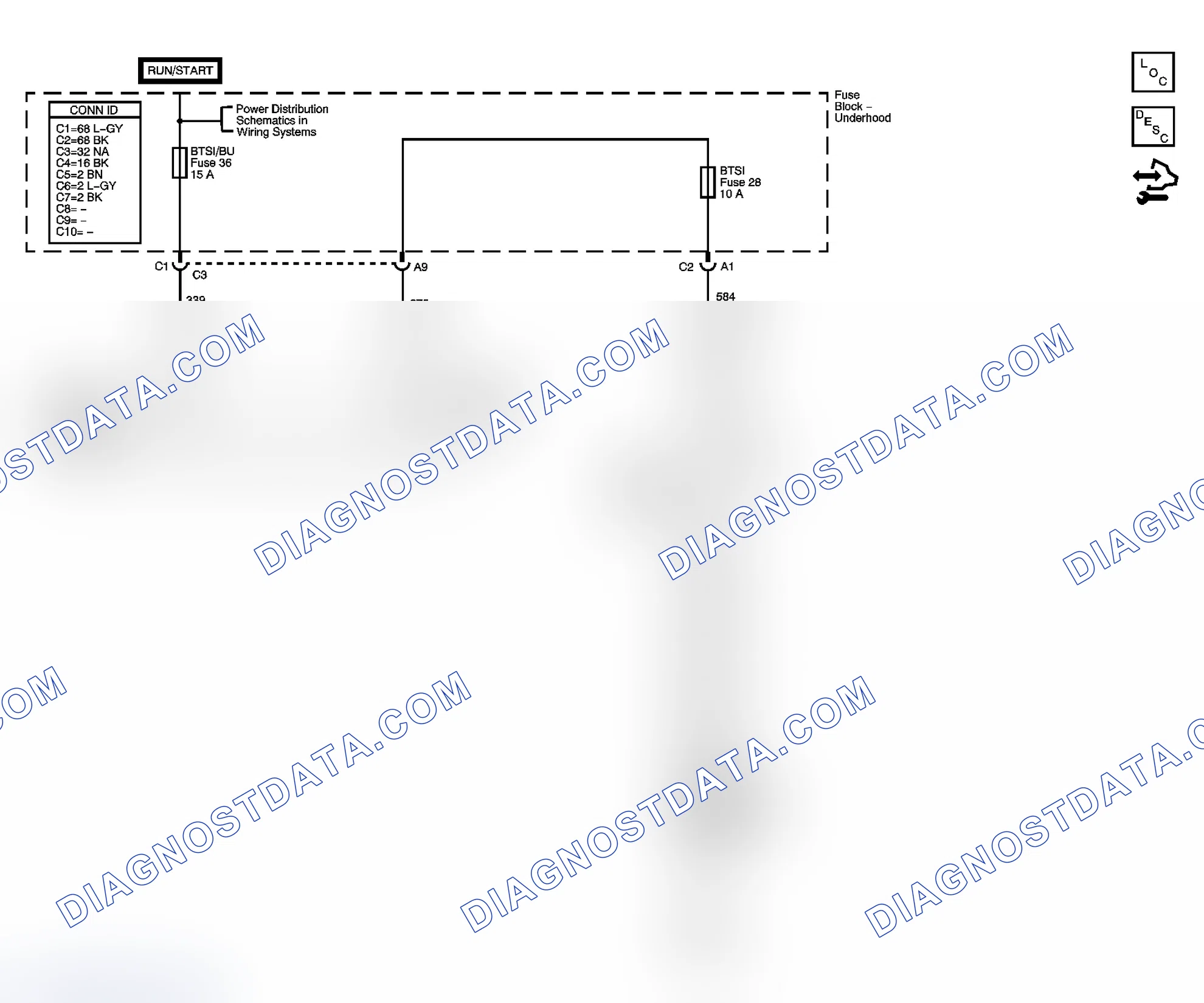 Scheme 52: Automatic Transmission Shift Lock Control Schematics