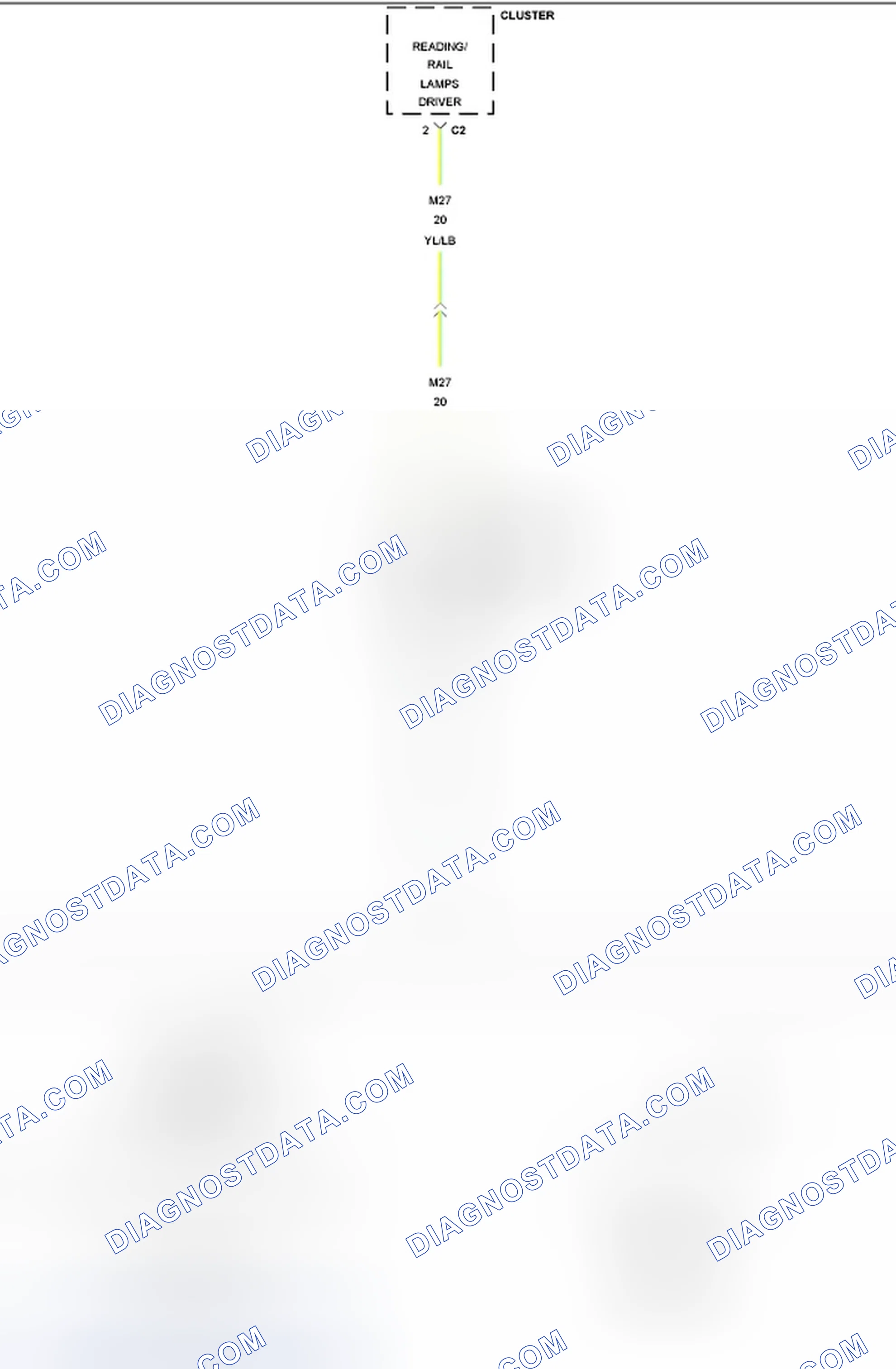 Scheme 61: B161E-READING LAMP CONTROL CIRCUIT