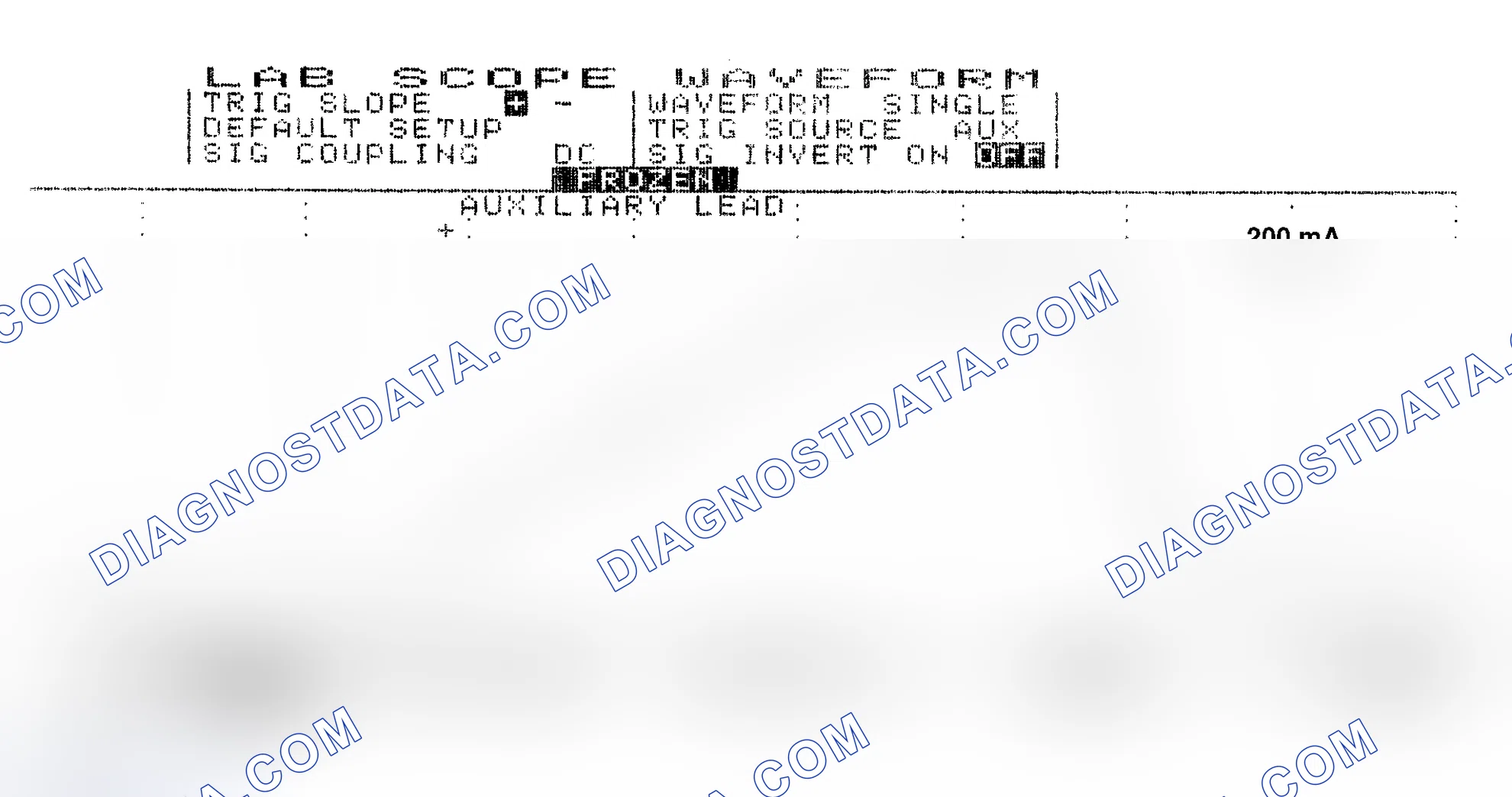 Scheme 13: Single Injector w/Normal Current Flow - Current Pattern