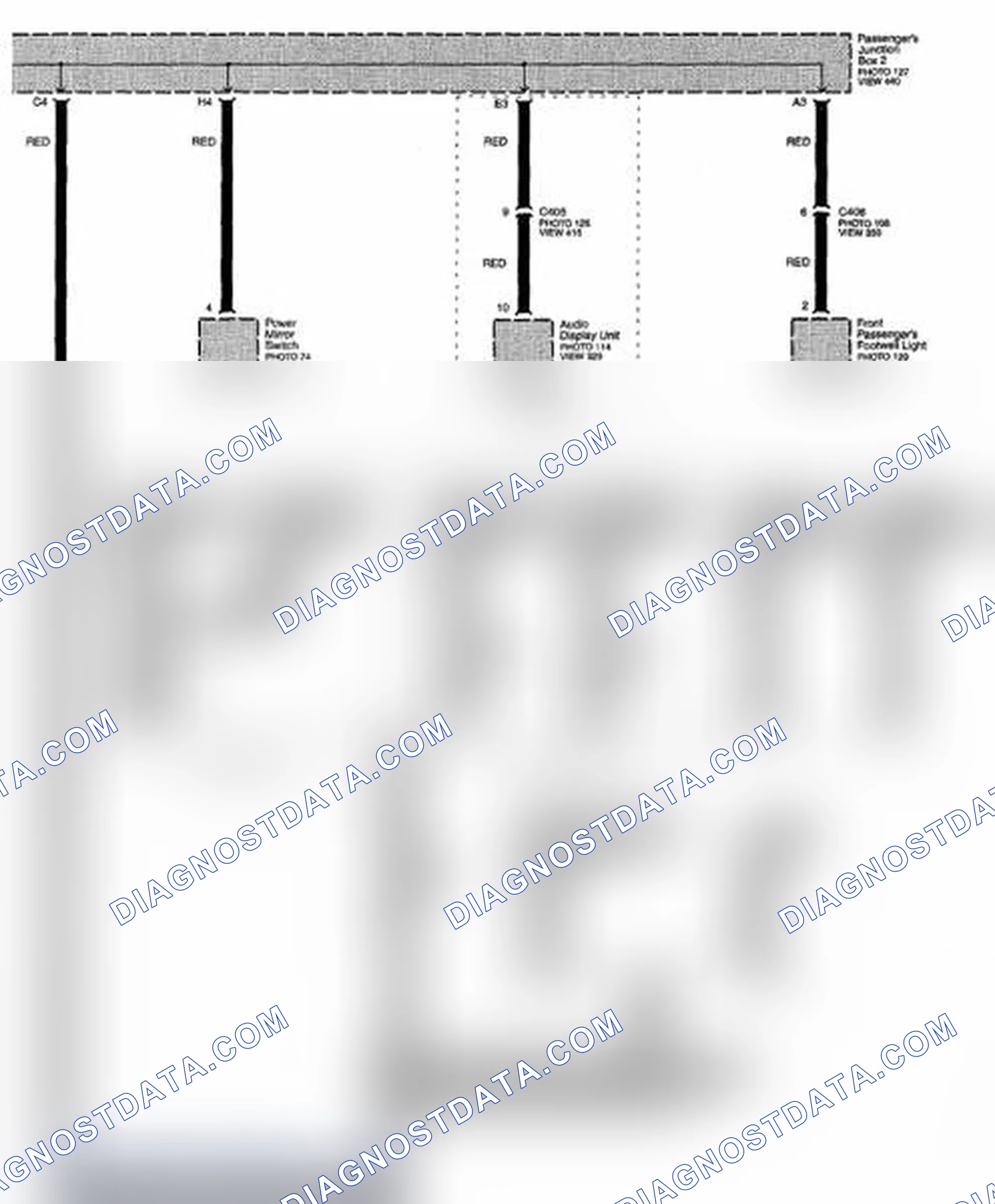 Scheme 109: Illumination (Negative) Circuit Diagram - LED (Page 15-14)