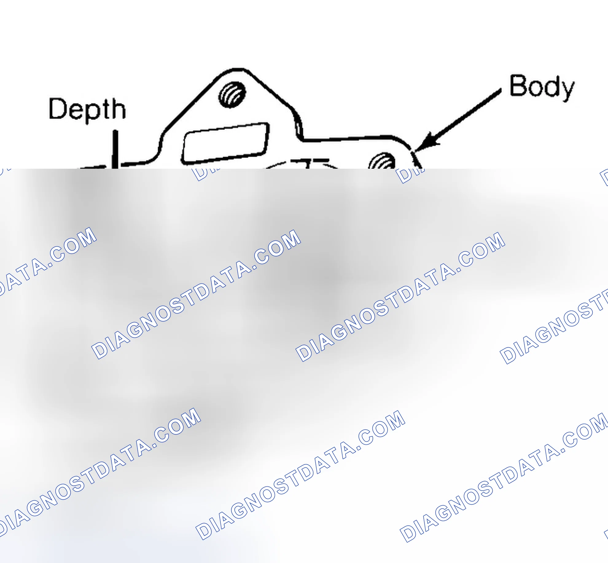 Scheme 35: Measuring Oil Pump Gear Cavity