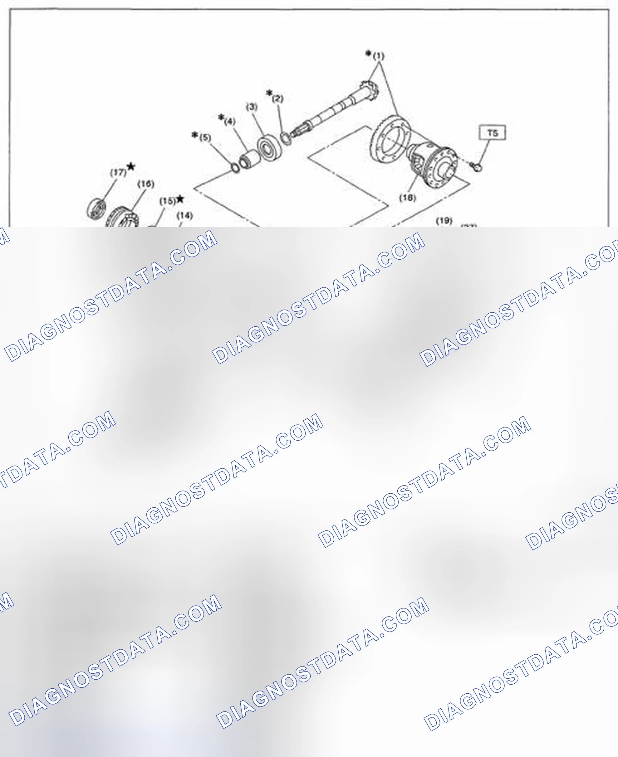 Scheme 68: REAR DIFFERENTIAL (VA2-TYPE)