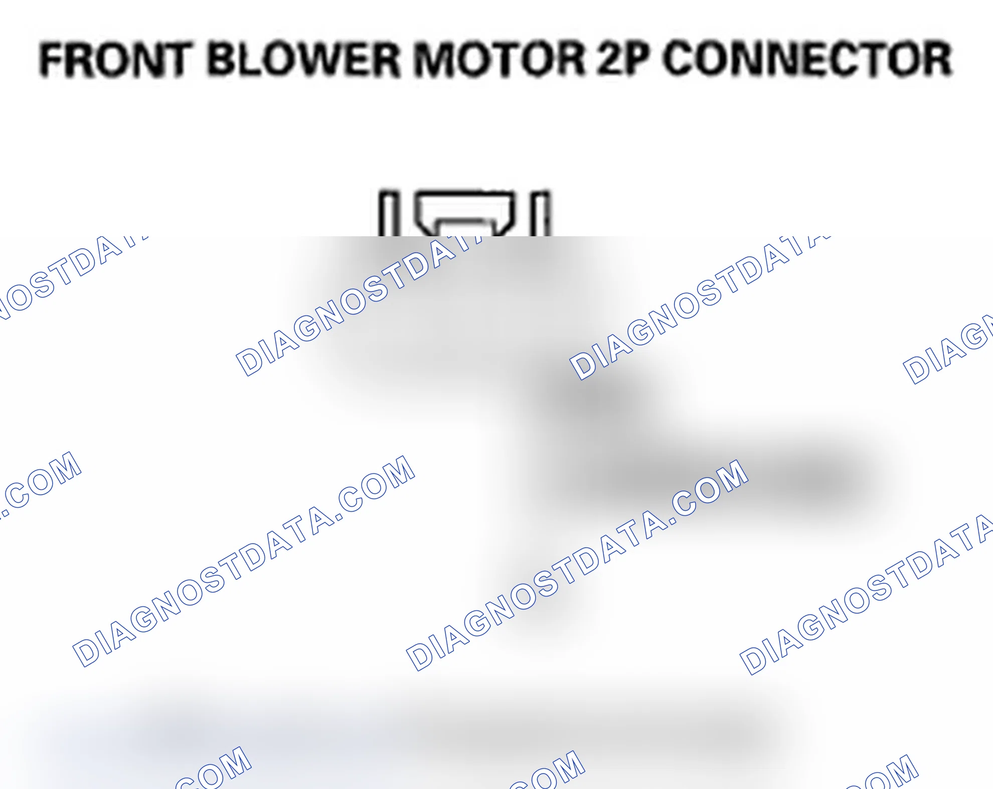 Scheme 85: DTC B1241 or DTC indicator C: A Problem in the Front Blower Motor Circuit