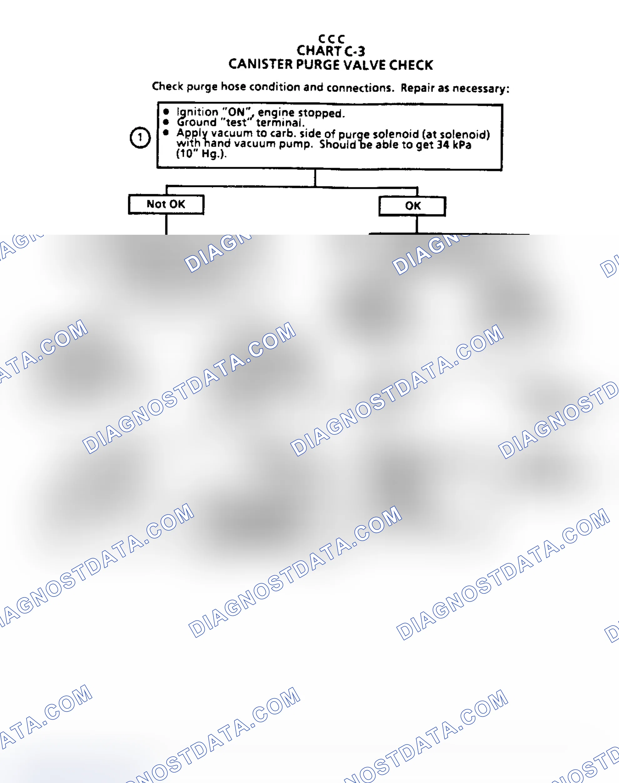 Scheme 184: Flow Chart C3 - Canister Purge Valve Check