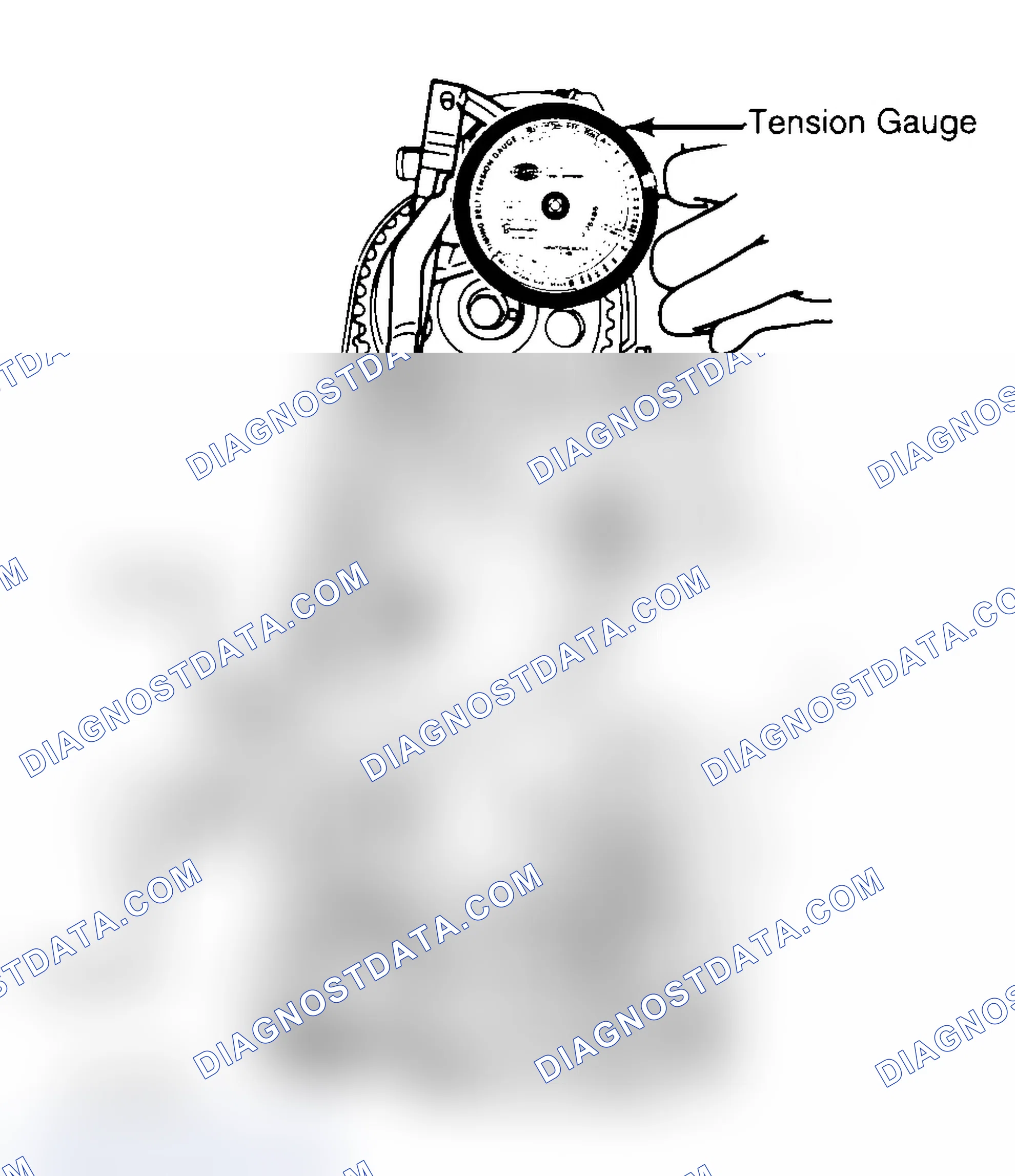 Scheme 28: Adjusting Typical Timing Belt Tension