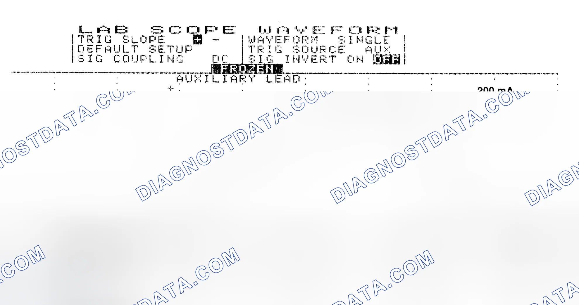 Scheme 13: Single Injector w/Normal Current Flow - Current Pattern
