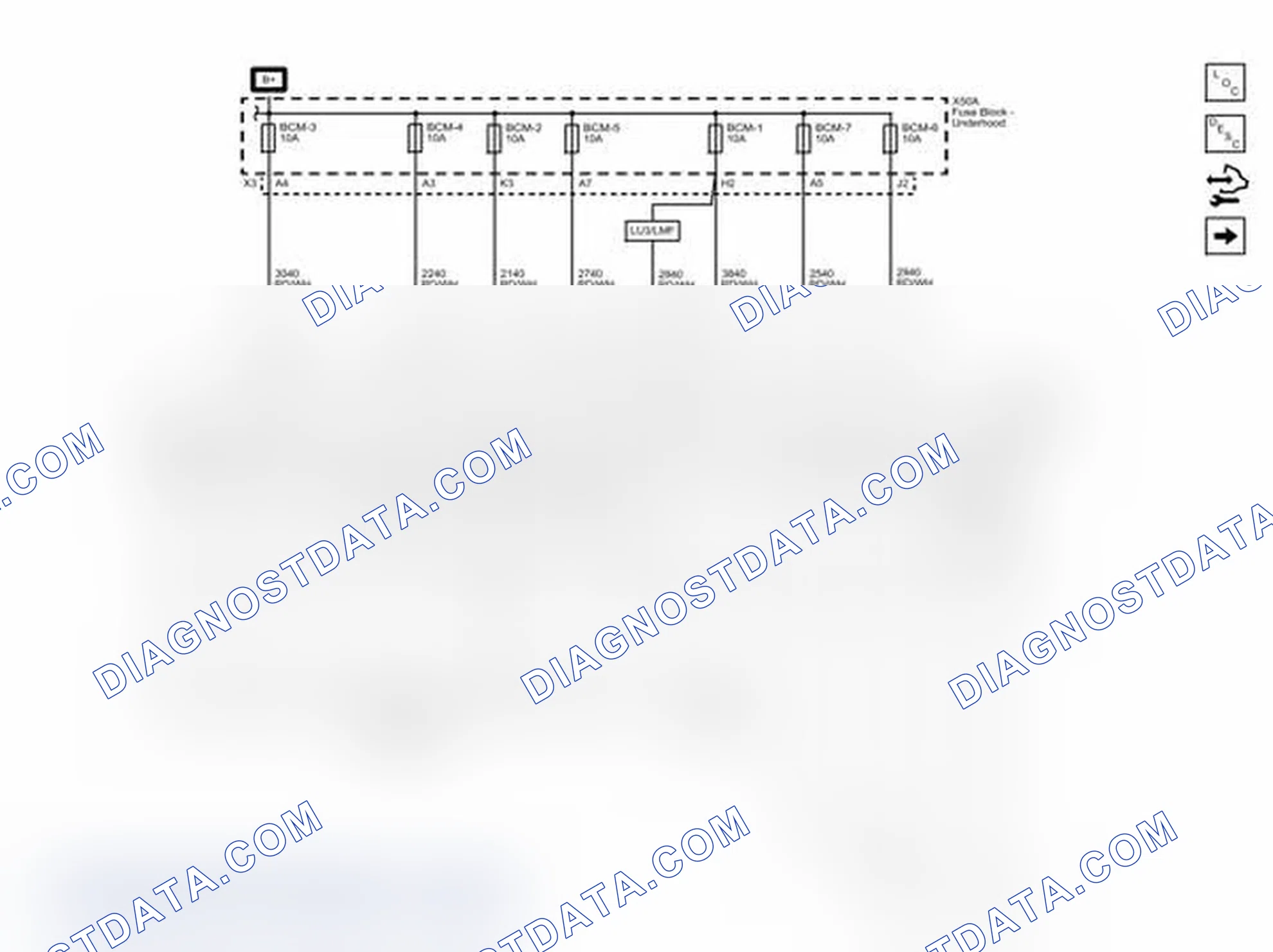 Scheme 7: BCM Power, Ground and Serial Data Wiring Schematics