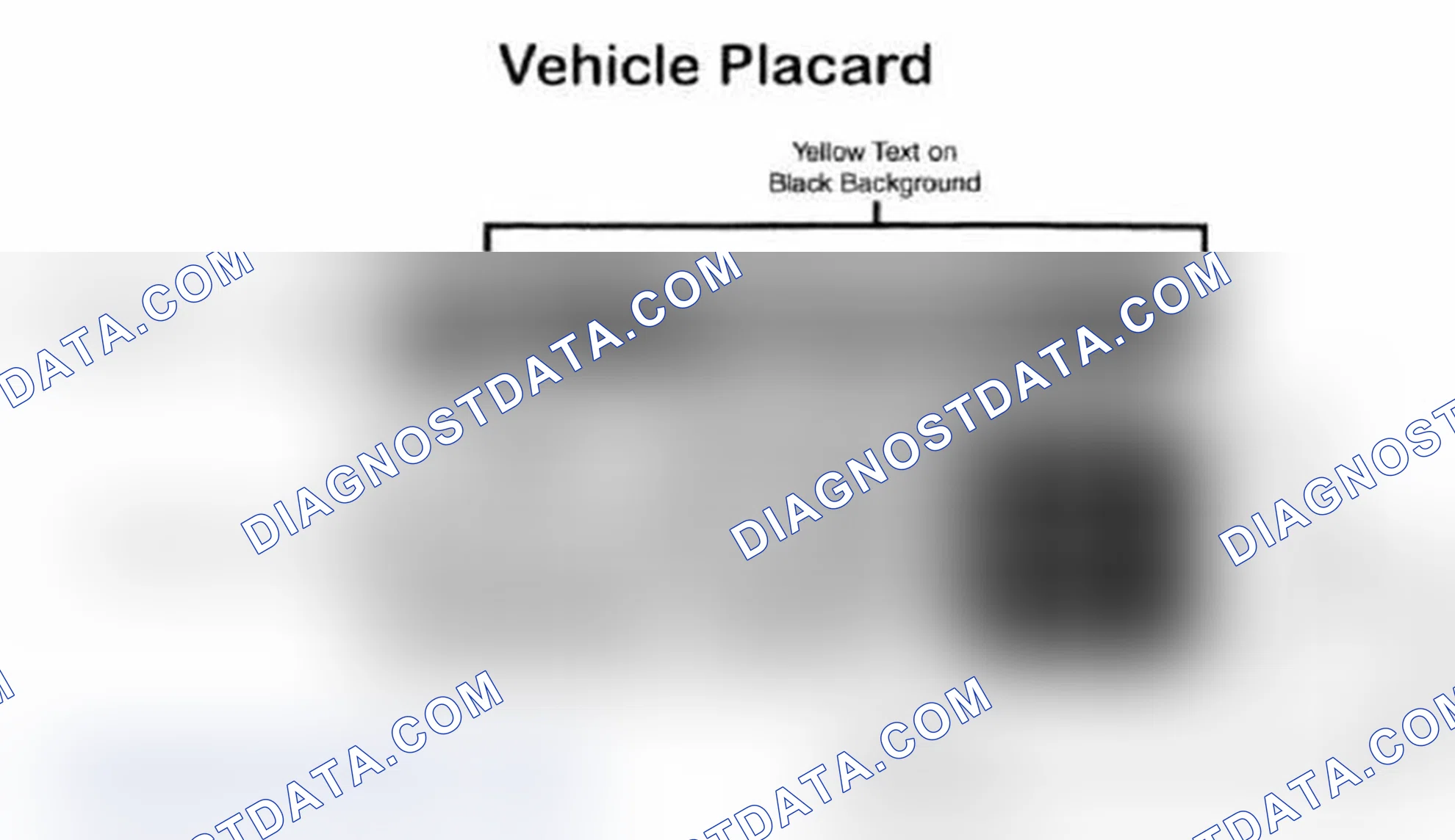 Scheme 28: Vehicle Tire Placard - Typical